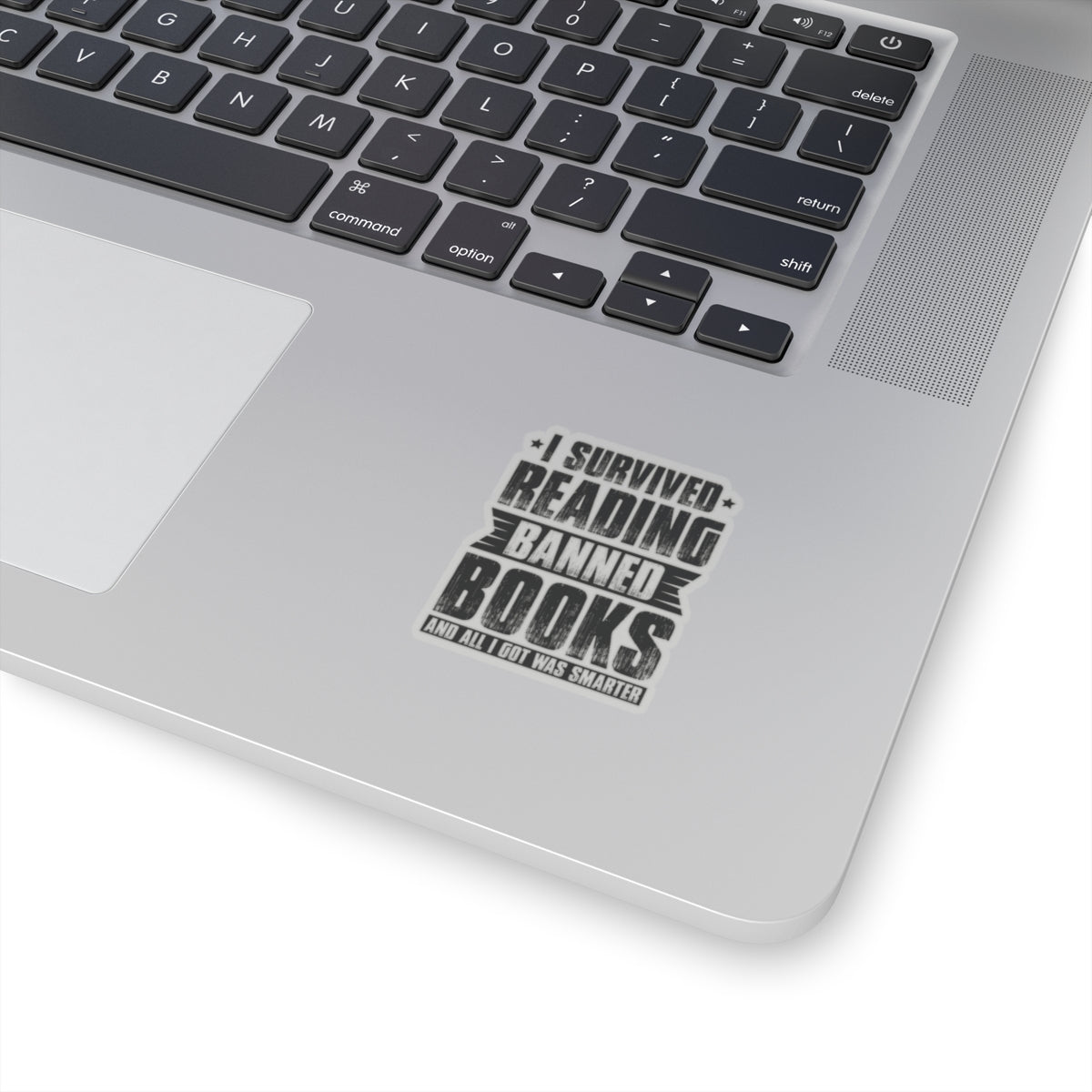 I Survived Reading Banned Books | Kriss-Cut Stickers | Black