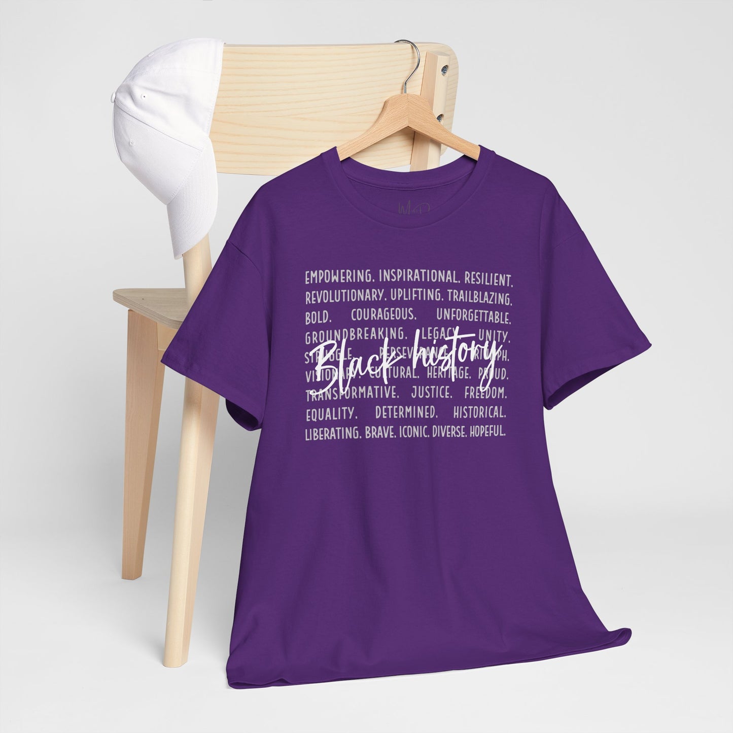 Black History - Empowerment | White Font | T-Shirt