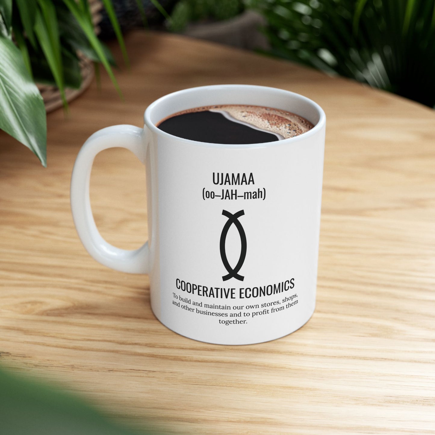 Ujamaa (Day 4) |Cooperative Economics | 11oz Mug| White |