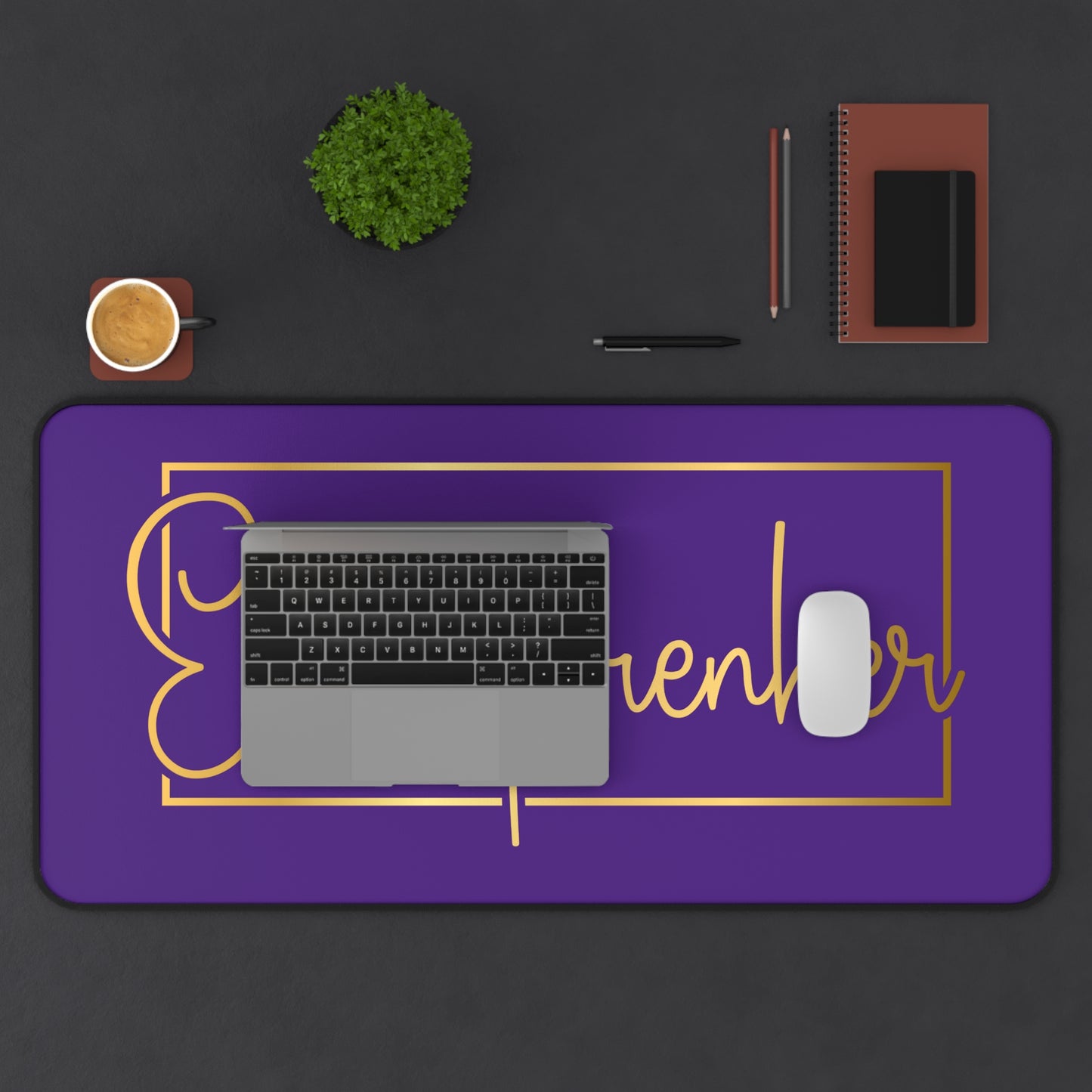 Entrepreneur | Desk Mat | Purple