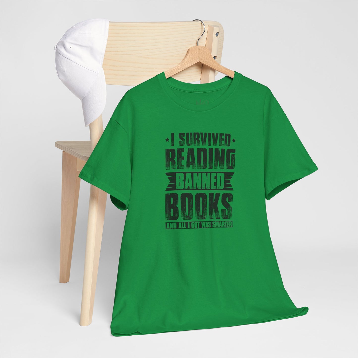 I Survived Reading Banned Books |T-Shirt| Black
