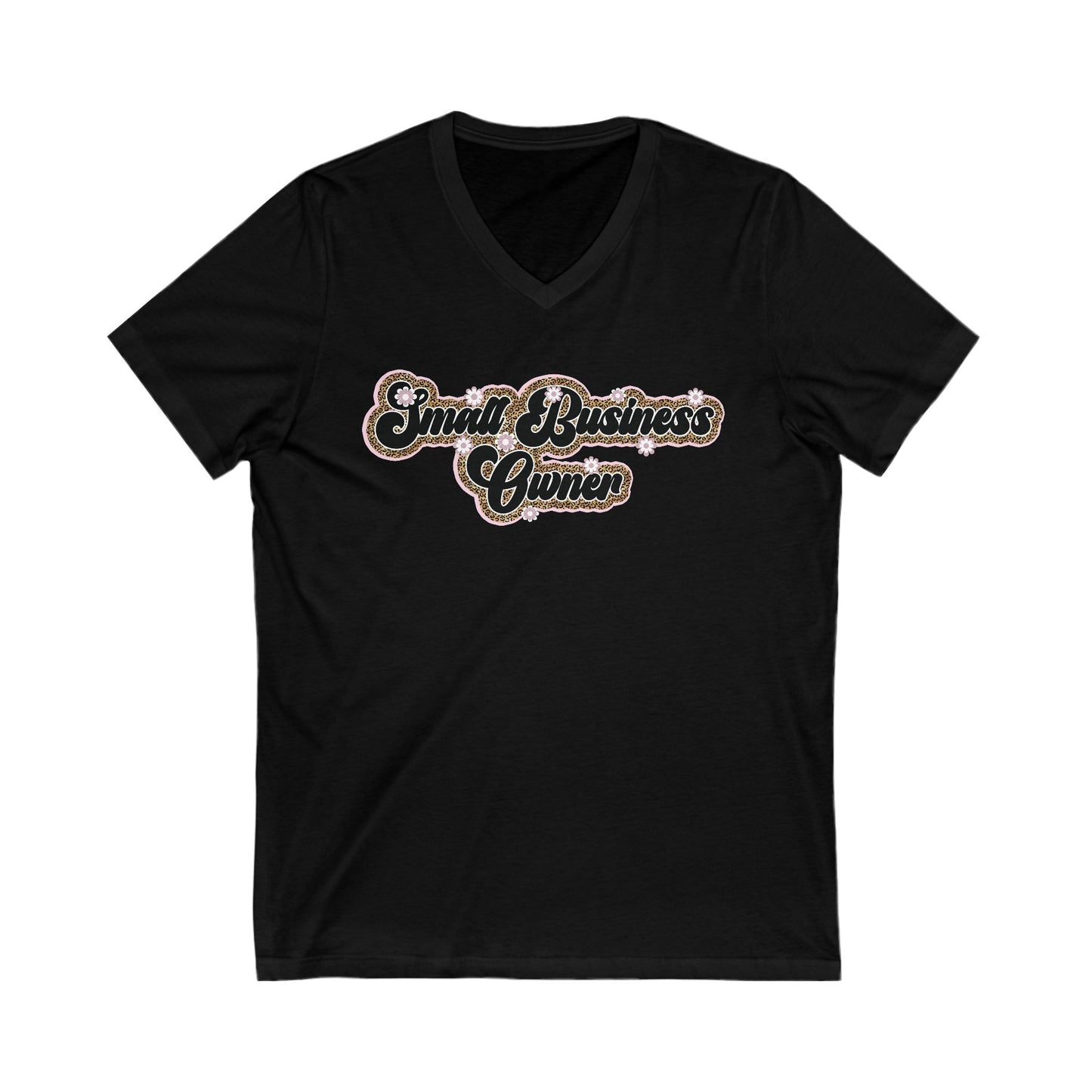 Small Business Owner | Version 3| Short Sleeve V-Neck Tee (Unisex)