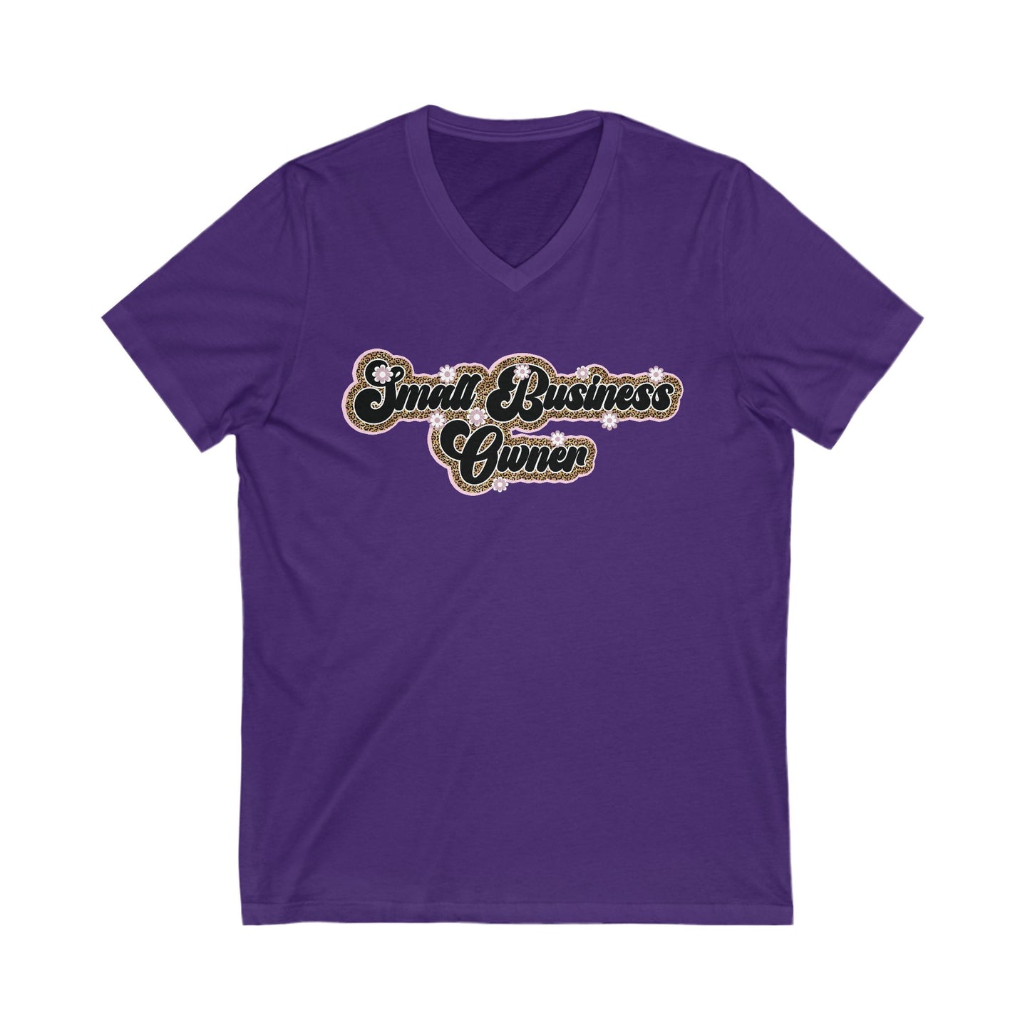 Small Business Owner | Version 3| Short Sleeve V-Neck Tee (Unisex)