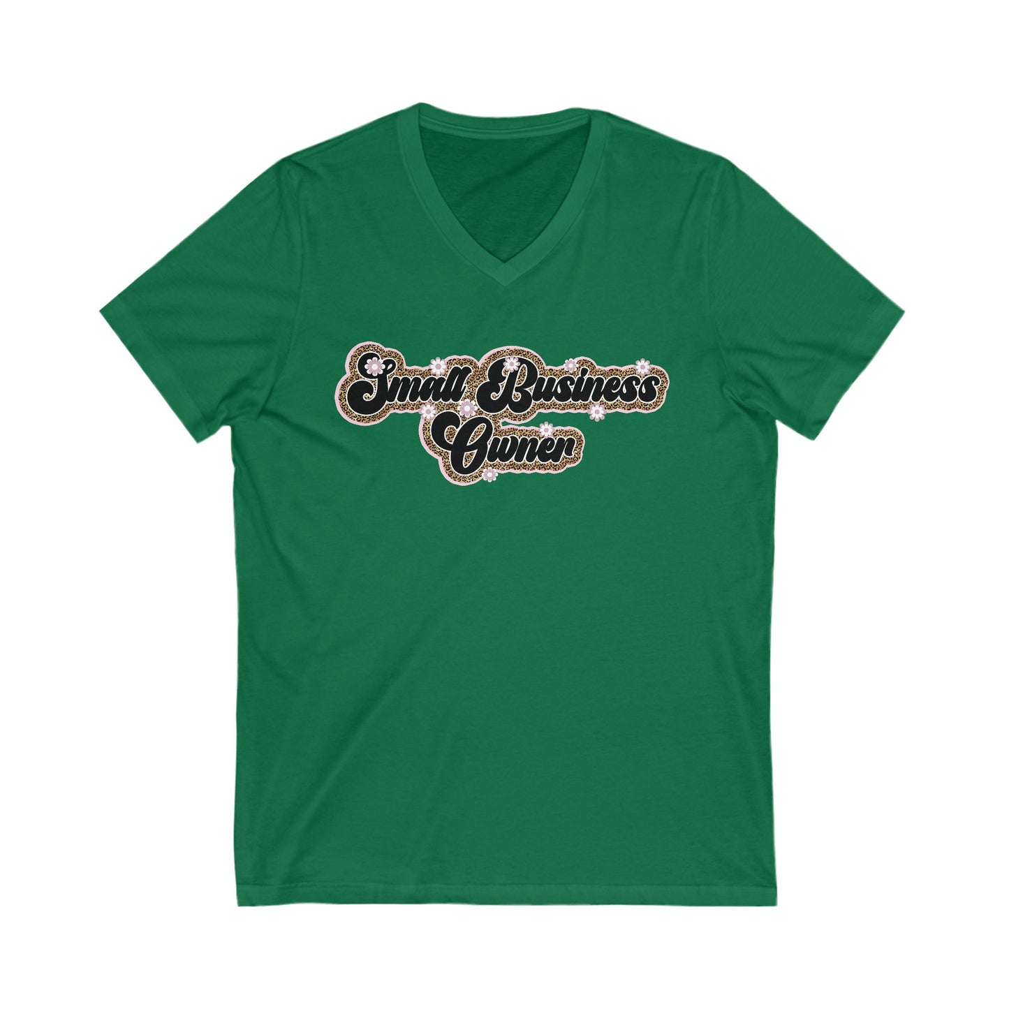 Small Business Owner | Version 3| Short Sleeve V-Neck Tee (Unisex)