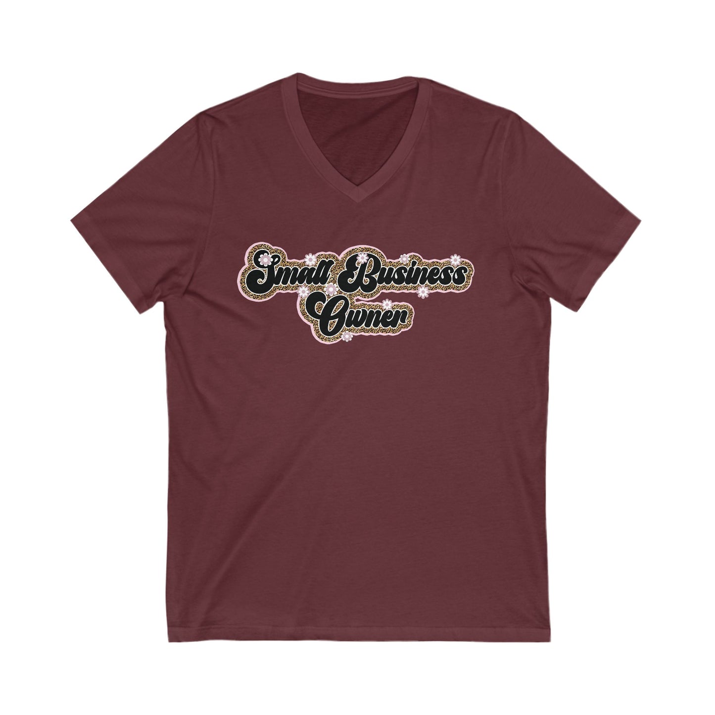Small Business Owner | Version 3| Short Sleeve V-Neck Tee (Unisex)