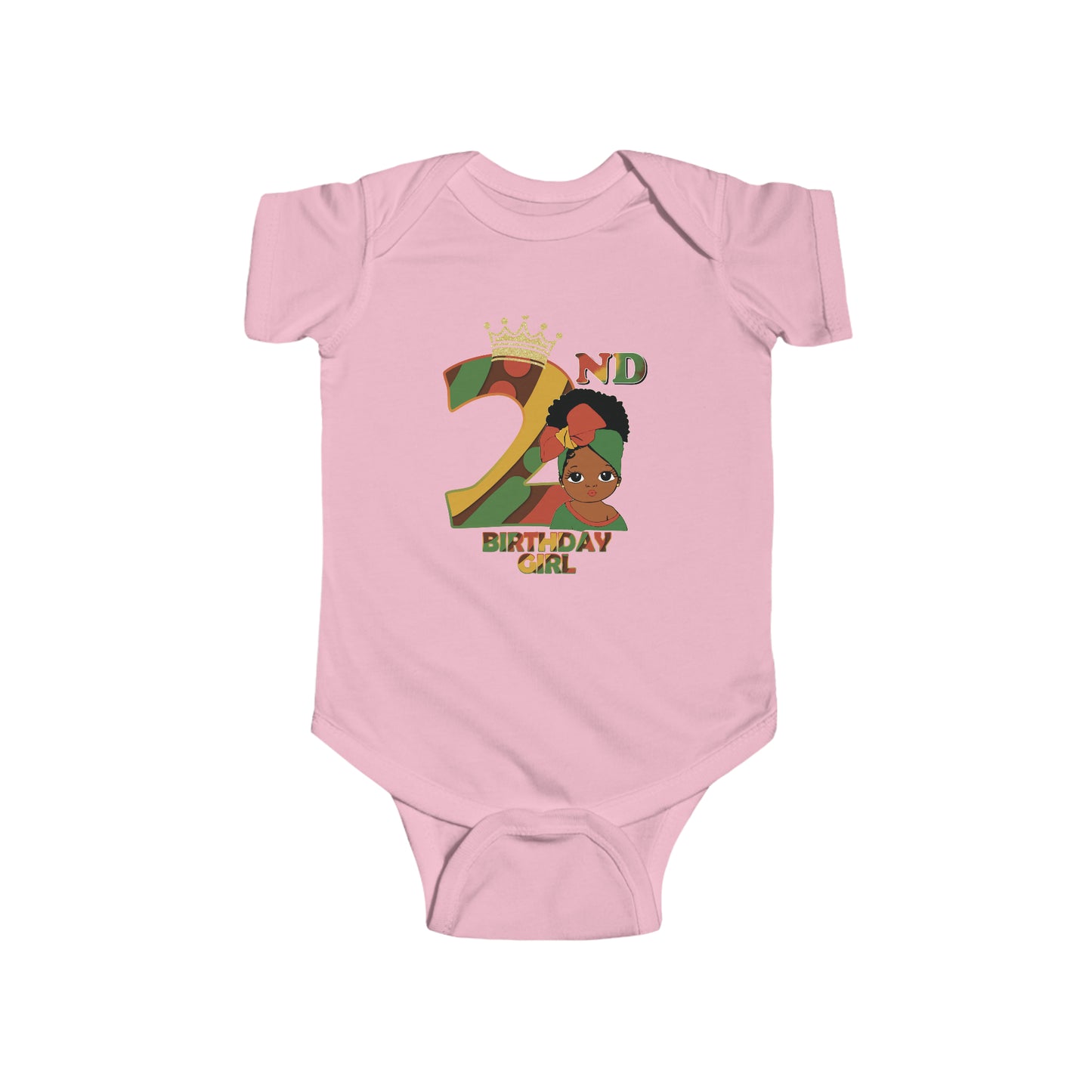 2nd Juneteenth (Solid) Birthday Infant Bodysuit