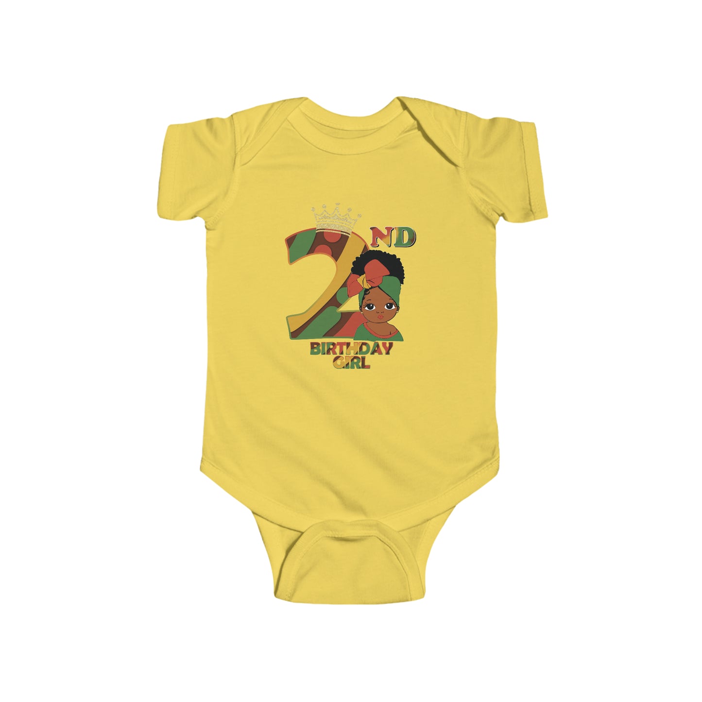 2nd Juneteenth (Solid) Birthday Infant Bodysuit