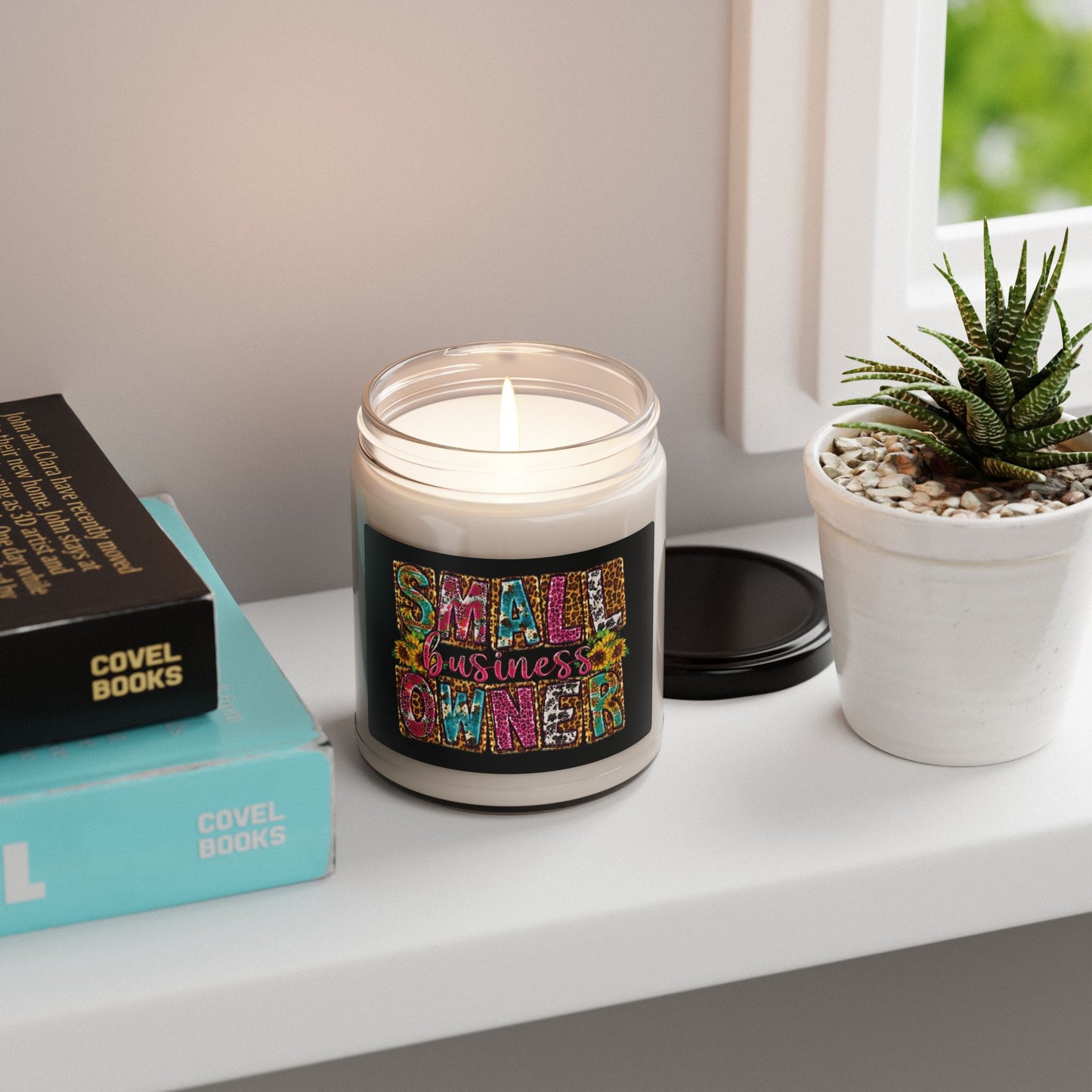 Small Business Owner | Candle |Black |Label |9 Oz |Version 2