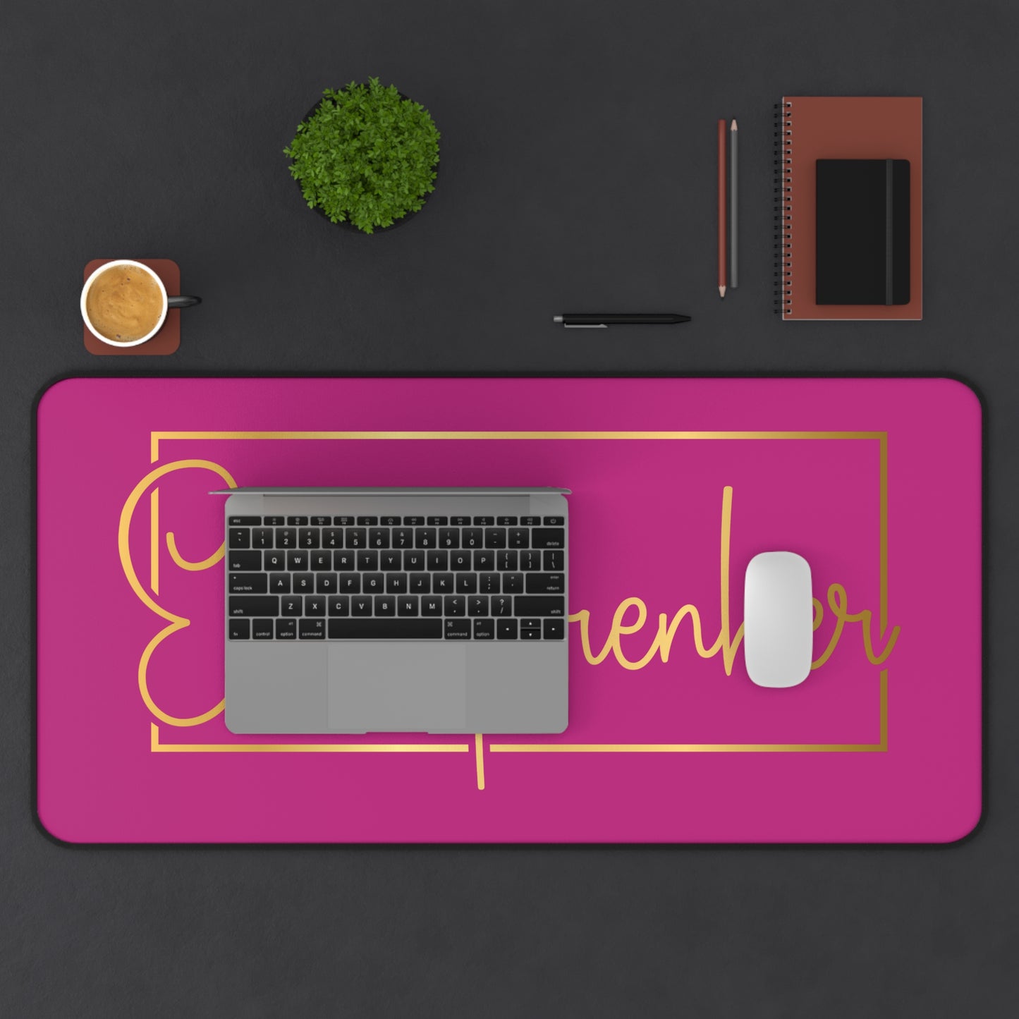 Entrepreneur | Desk Mat | Pink
