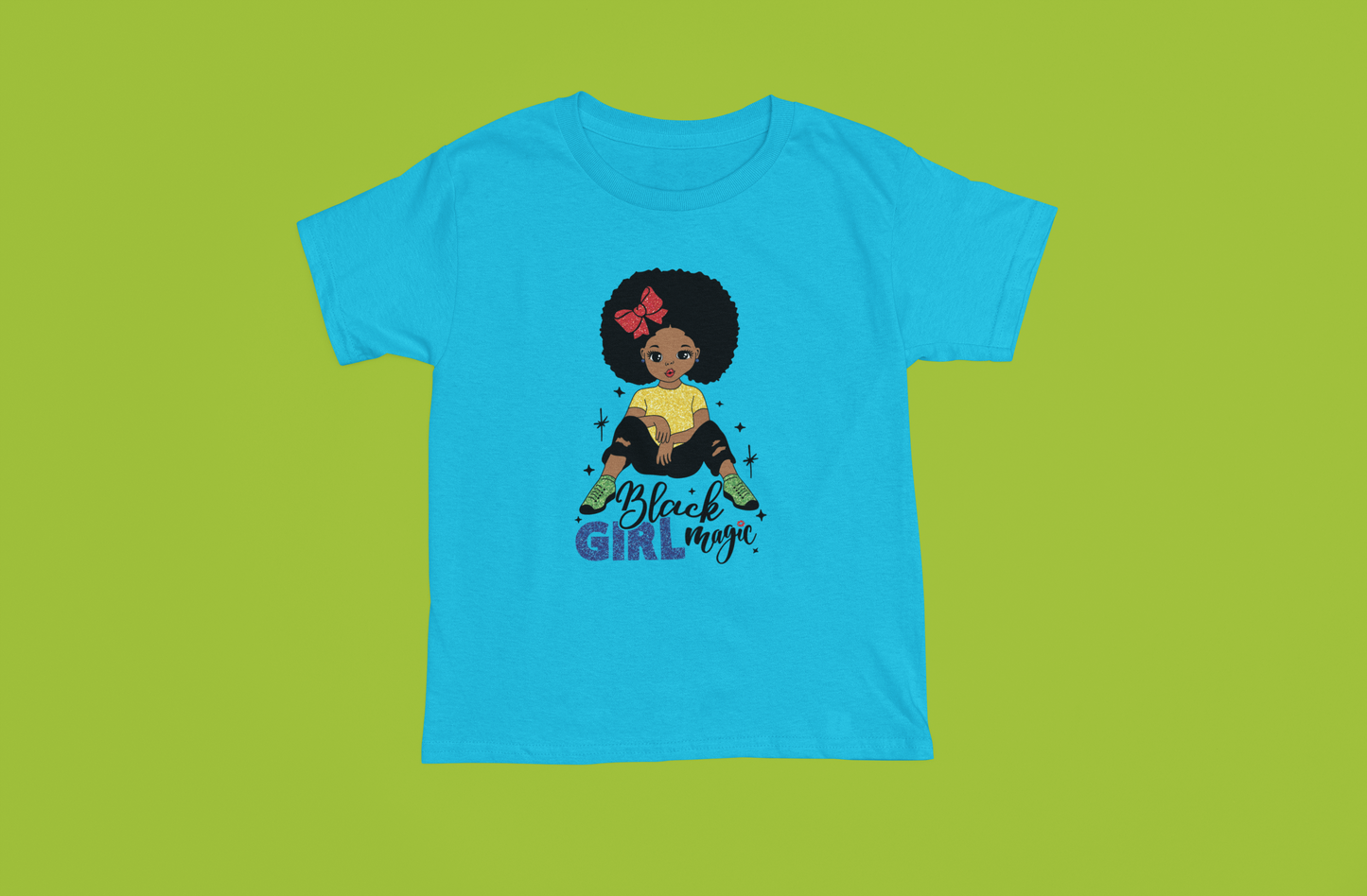 Magic Black Girl – Multi Color T-Shirt