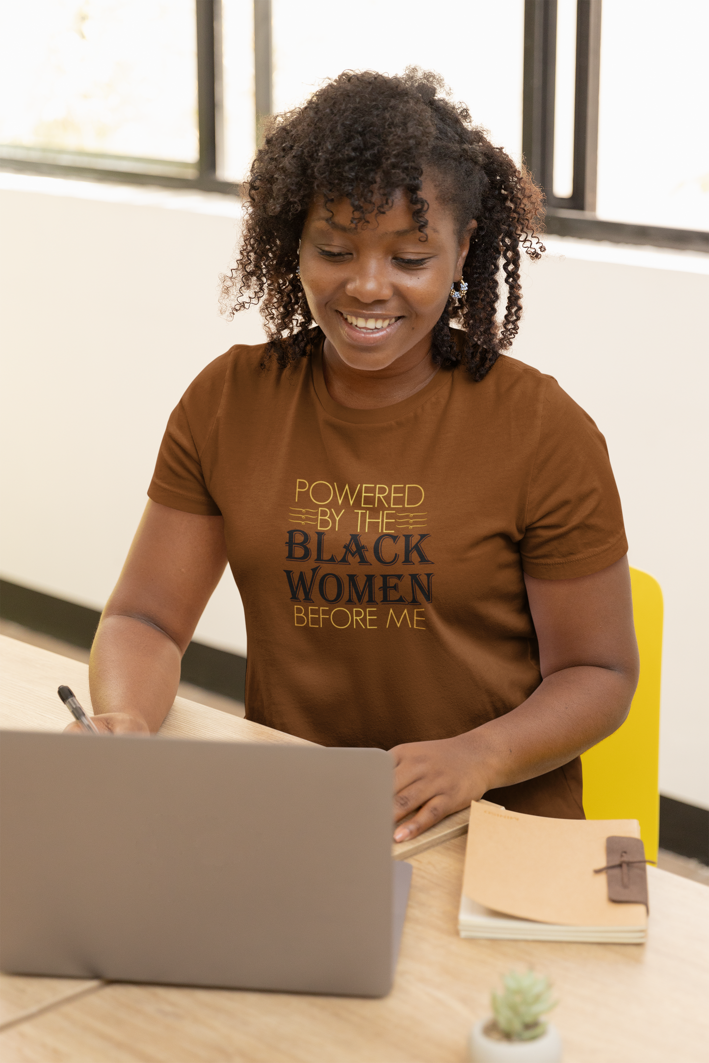 Powered By The Woman Before Me T-Shirt