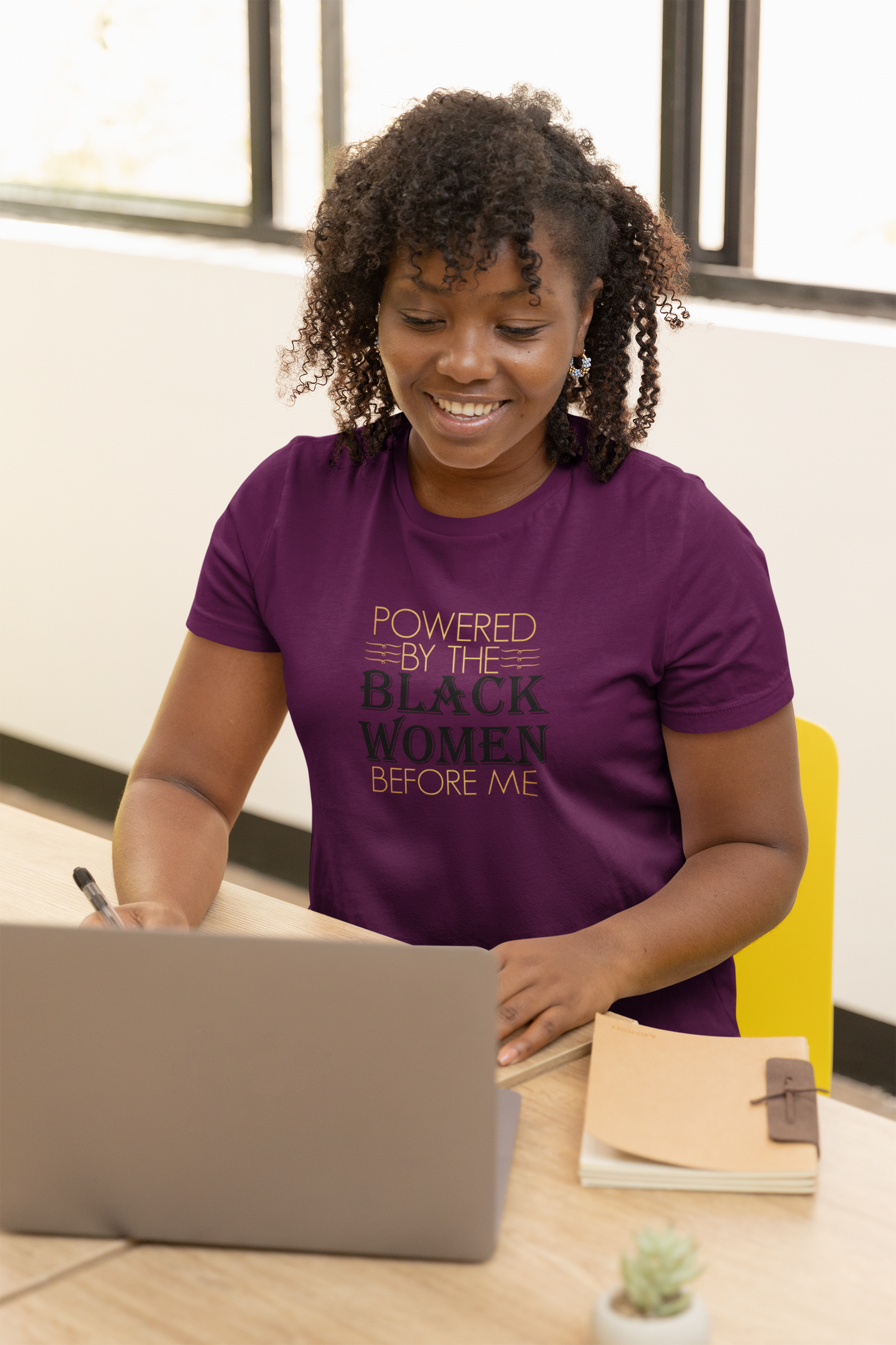 Powered By The Woman Before Me T-Shirt