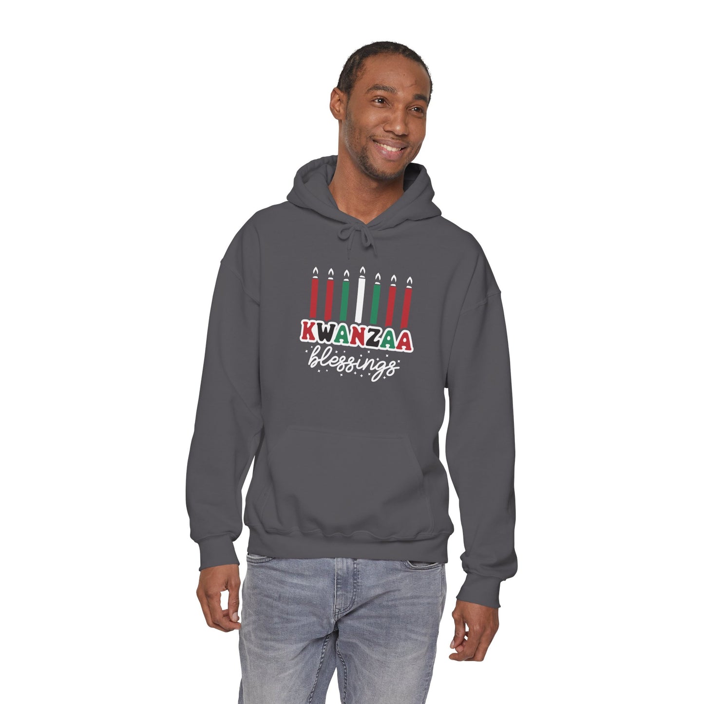 Kwanza Blessings | Version 1|Hooded Sweatshirt