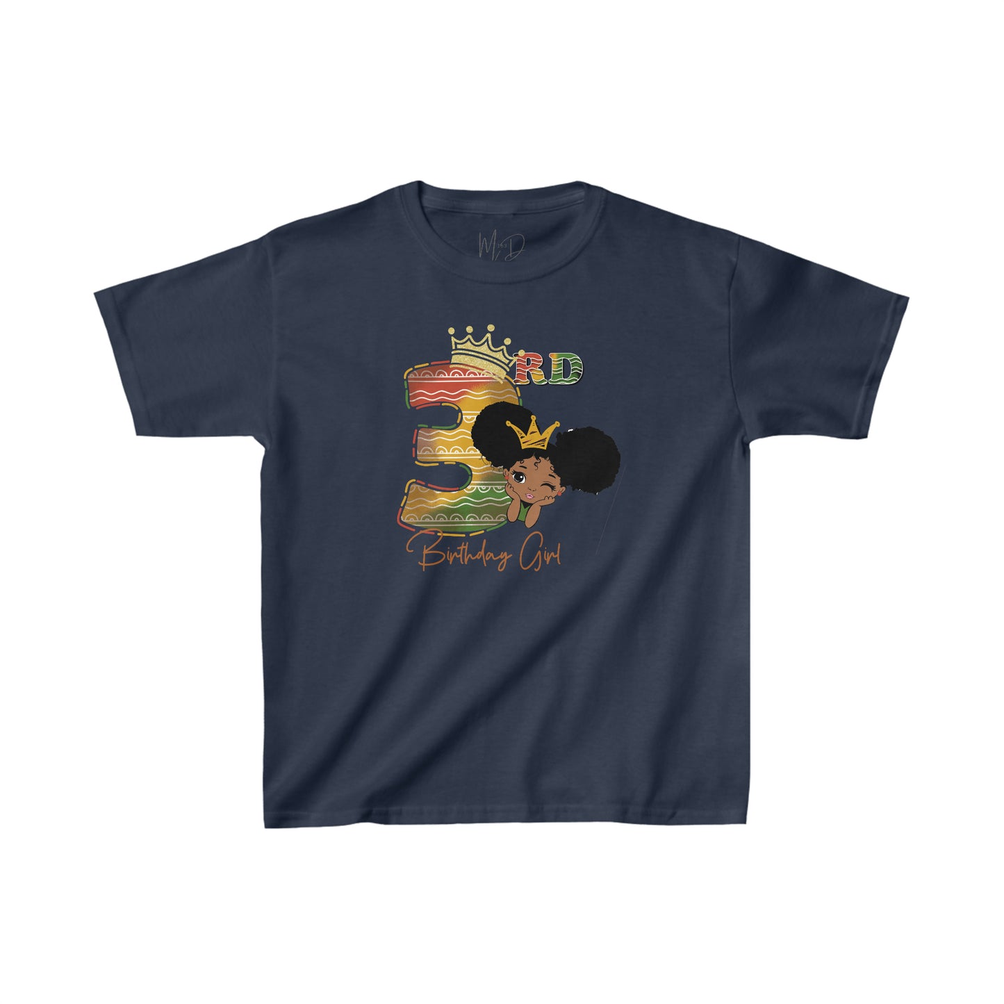 3rd Princess Birthday Girl Juneteenth T-Shirt