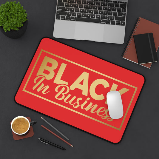 BLACK In Business | Desk Mat | Red
