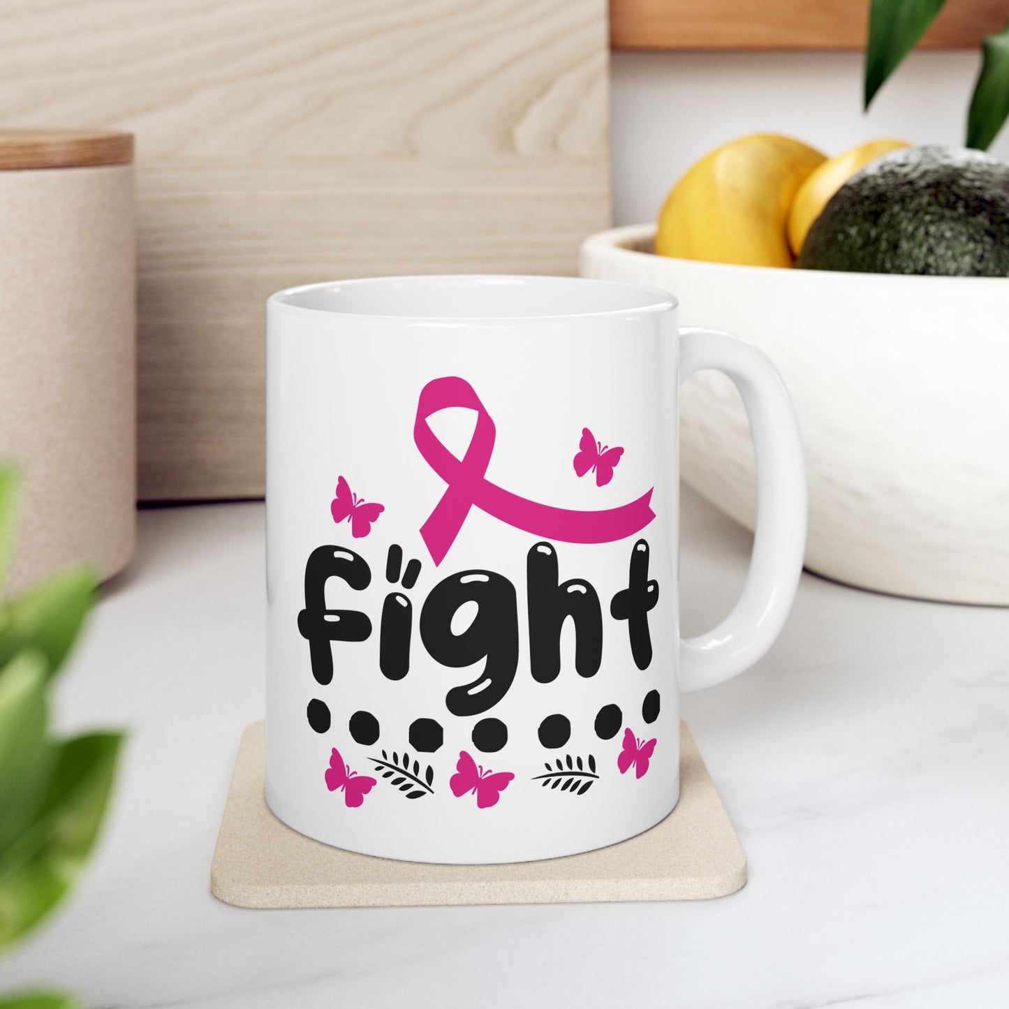 Fight| Coffee & Tea Mug | 2-Sided Print| 11 Oz
