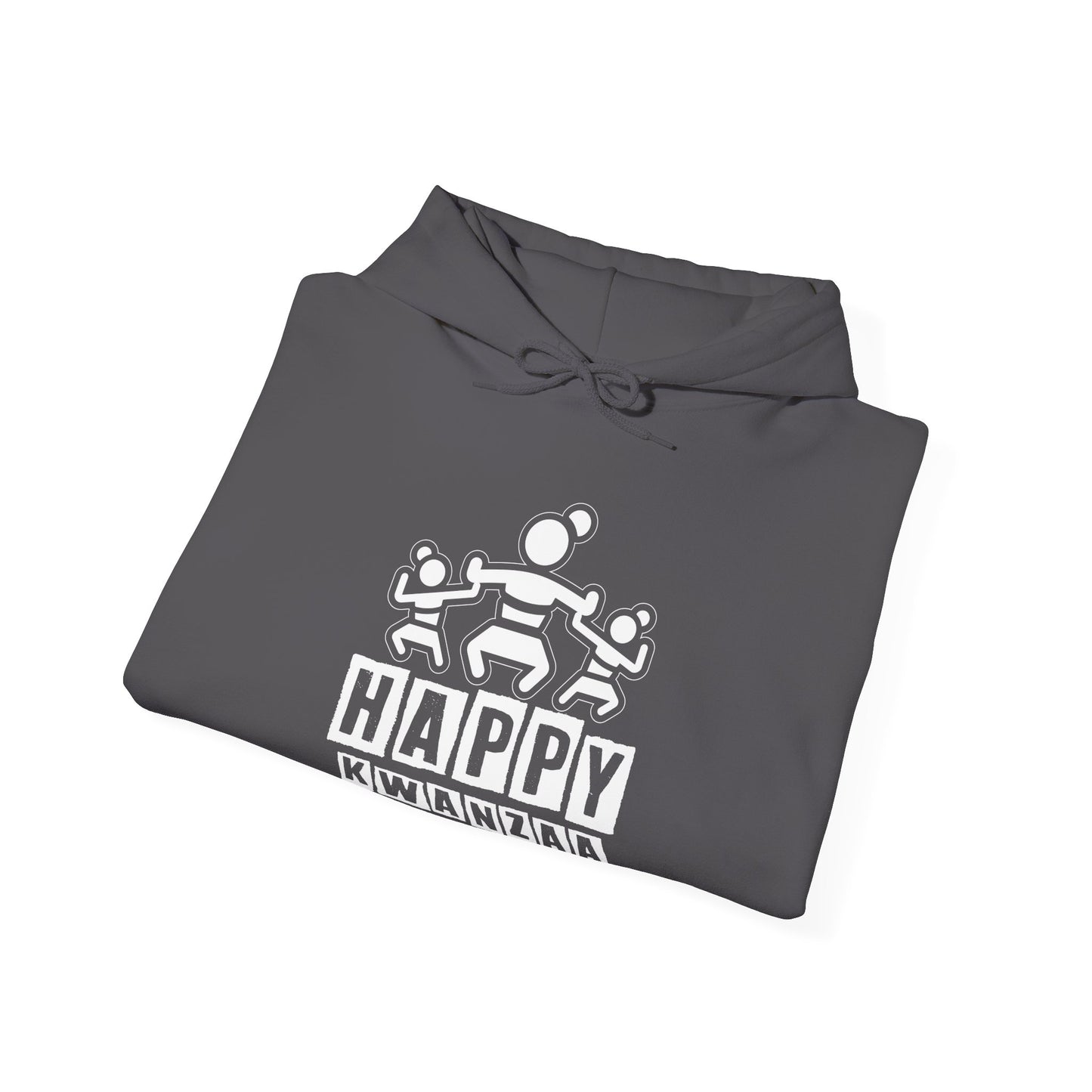 Happy Kwanza Squad | Version 1|White Font| Hooded Sweatshirt