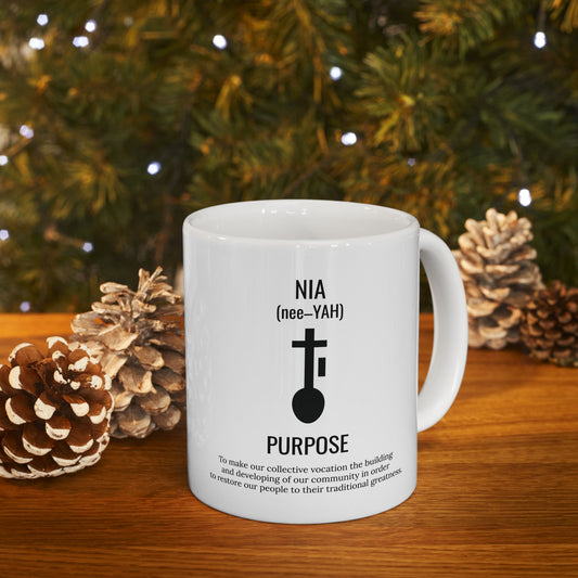Nia (Day 5) | Purpose | 11oz Mug| White |