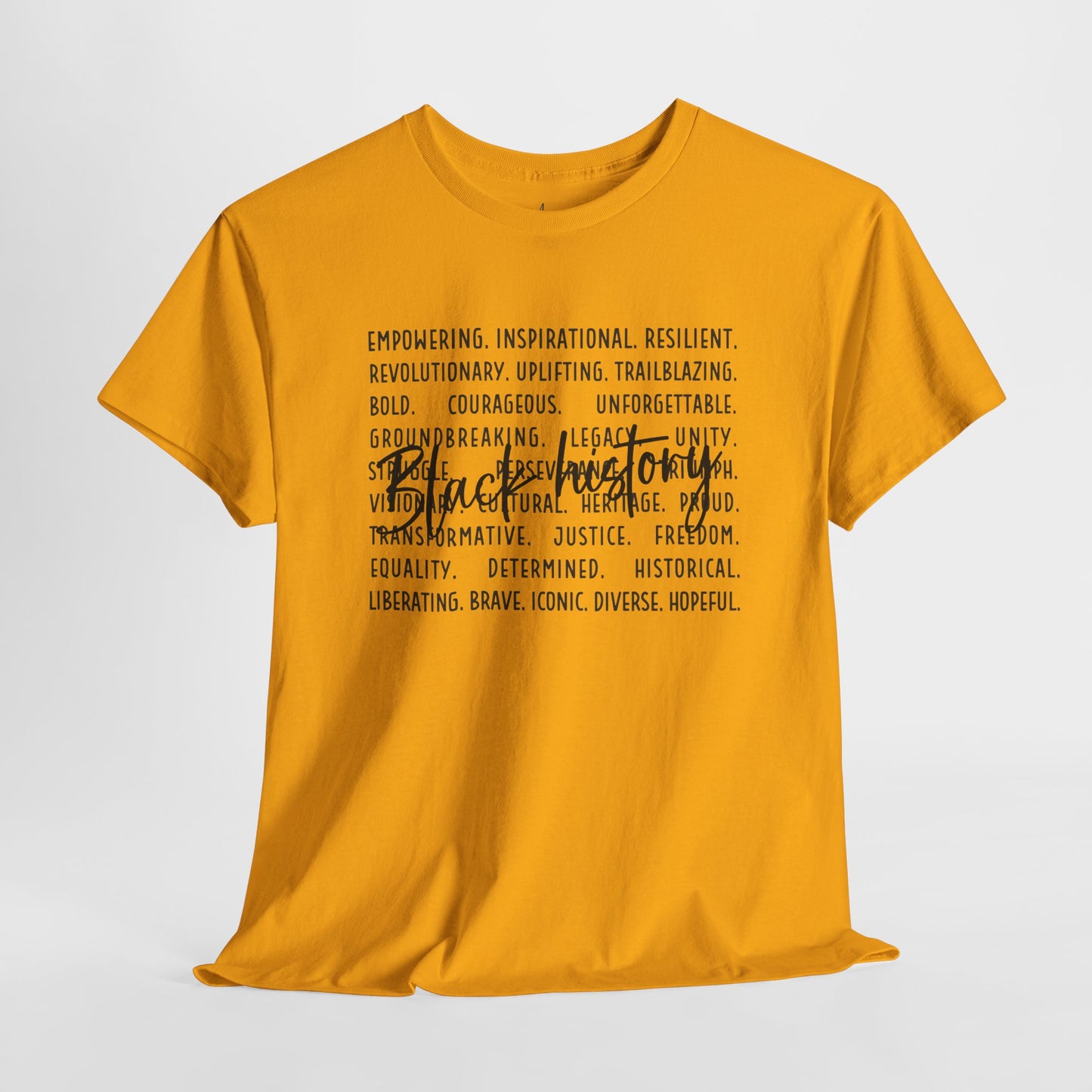 Black History - Empowerment | Black Font | T-Shirt