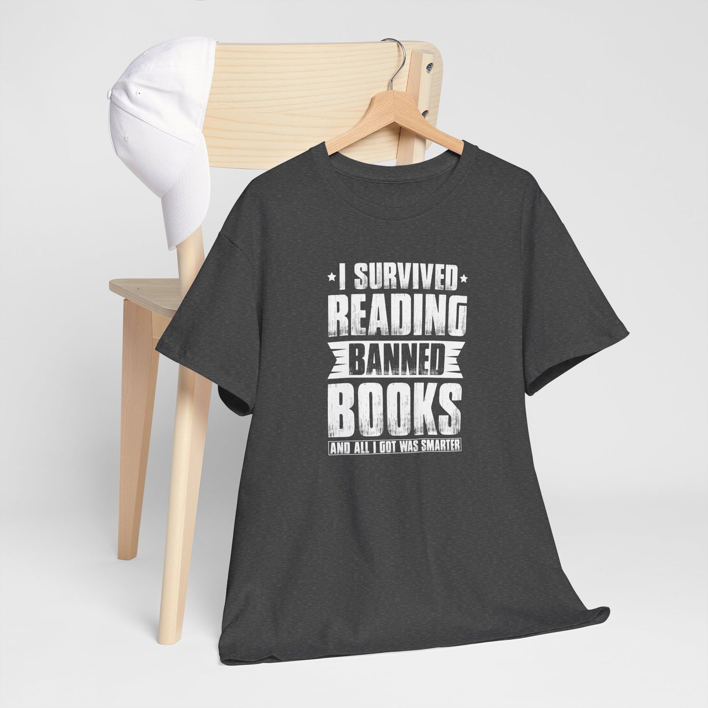 I Survived Reading Banned Books |T-Shirt|White