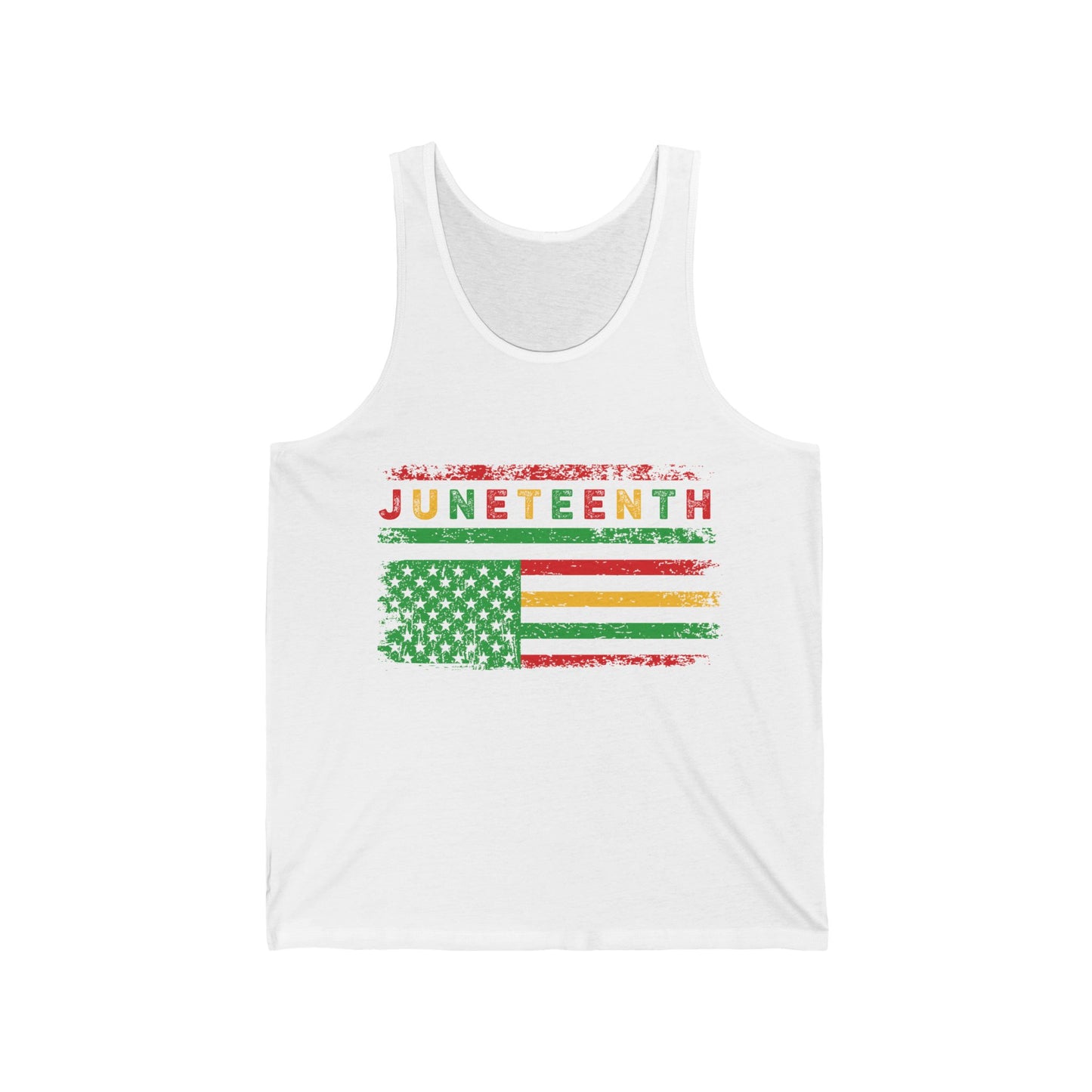 Juneteenth Flag Tank Top Unisex Version 1