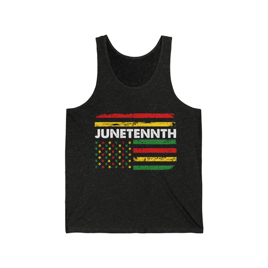 Juneteenth Flag Tank Top Unisex Version 3