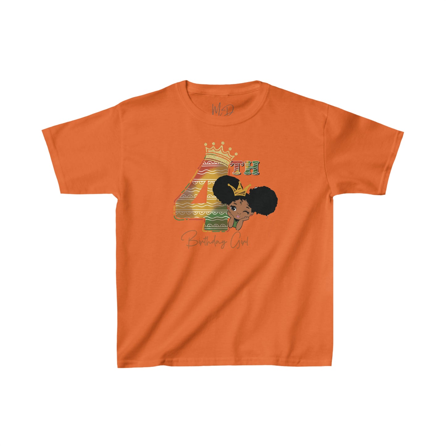 4th Princess Birthday Girl Juneteenth T-Shirt