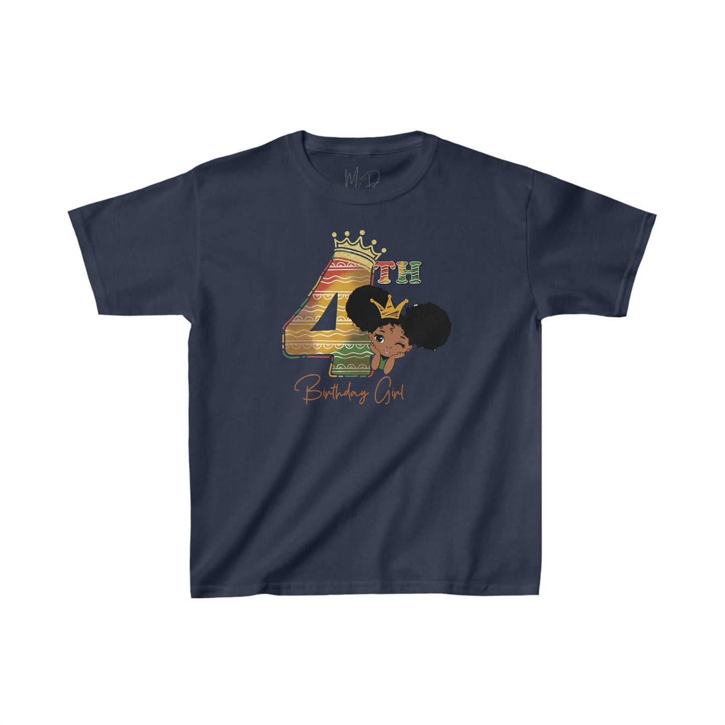 4th Princess Birthday Girl Juneteenth T-Shirt