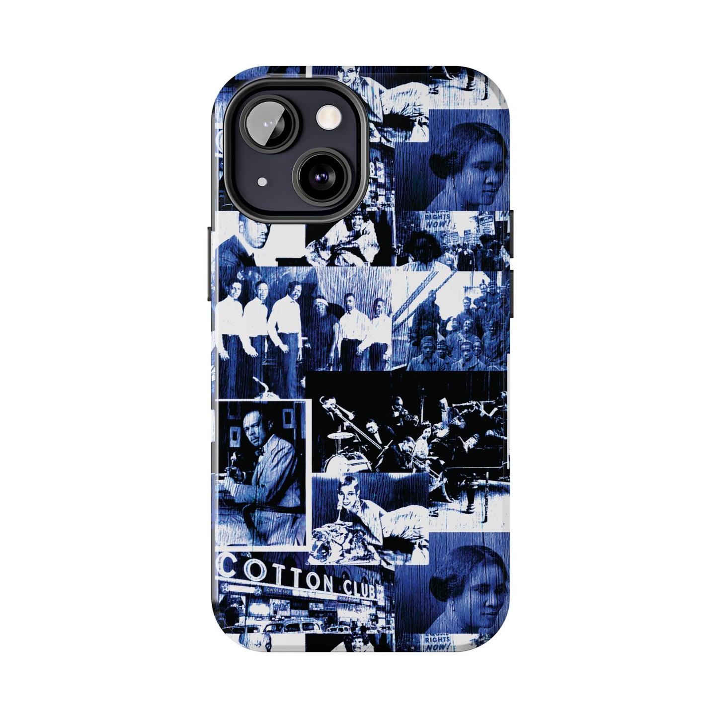 Black History 1920's Greatness (Blue) (Black Version) iIPhone Case