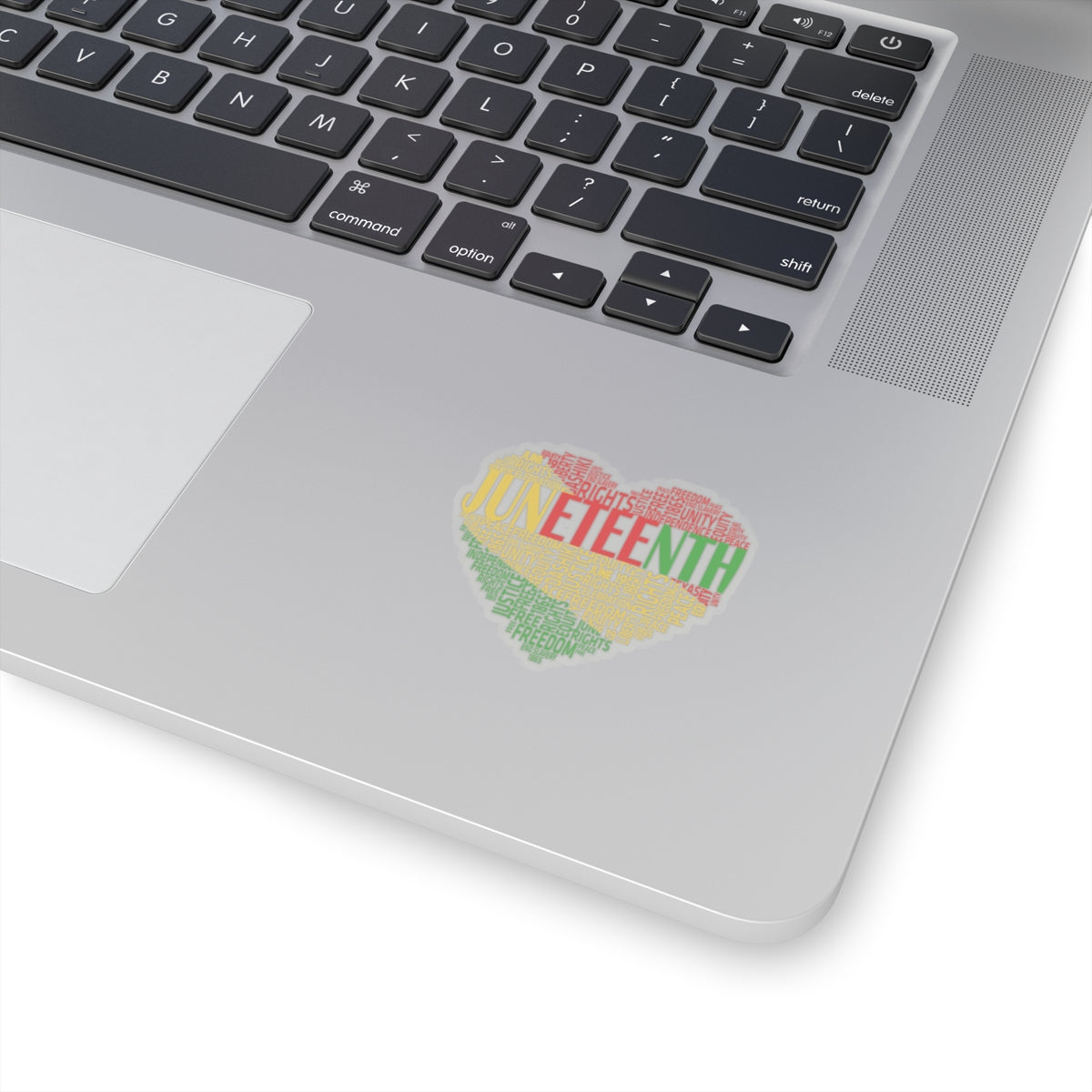 Juneteenth Heart | Kriss-Cut Stickers | Version 1