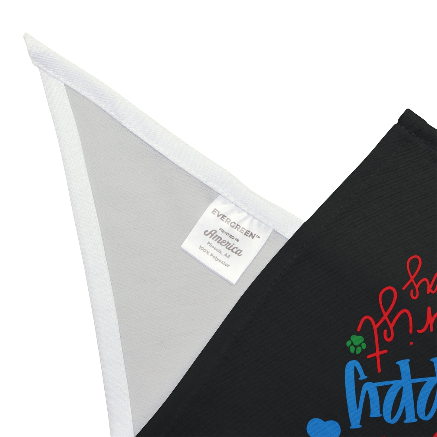We Woof You A Merry Christmas |Pet Bandana |Black