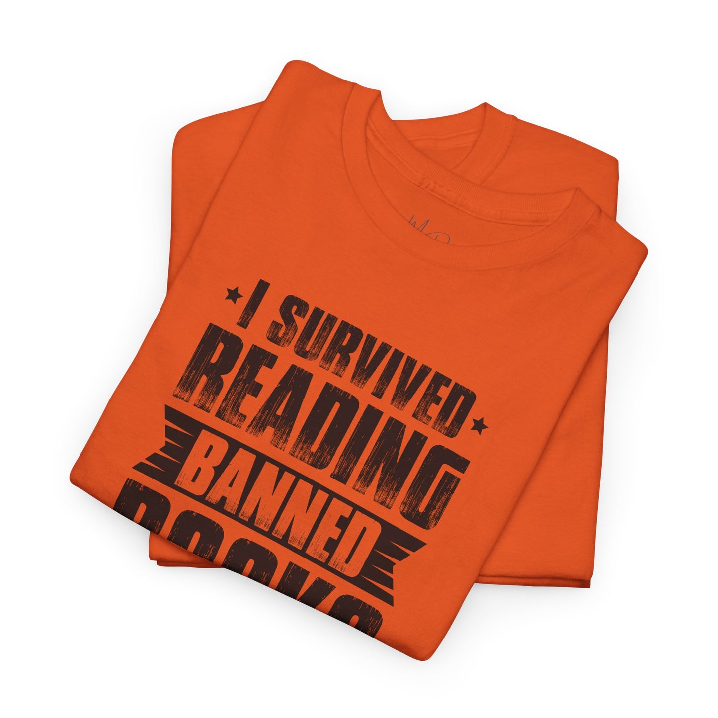 I Survived Reading Banned Books |T-Shirt| Black