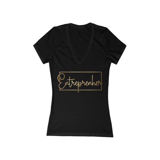 Entrepreneurship | Women's Short Sleeve Deep V-Neck T