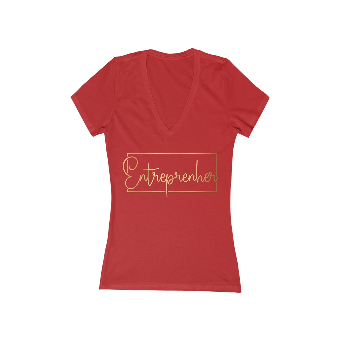 Entrepreneurship | Women's Short Sleeve Deep V-Neck T