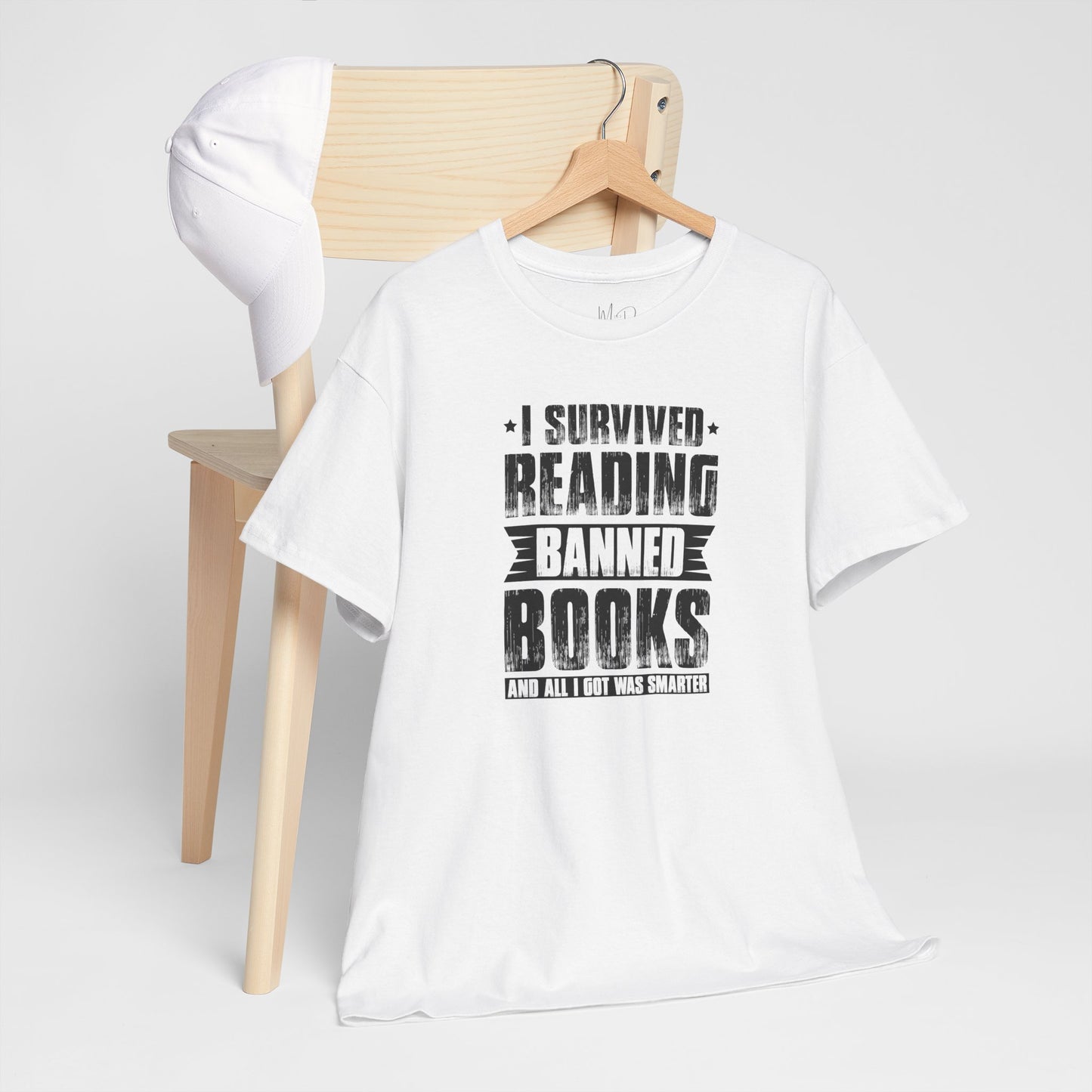 I Survived Reading Banned Books |T-Shirt| Black
