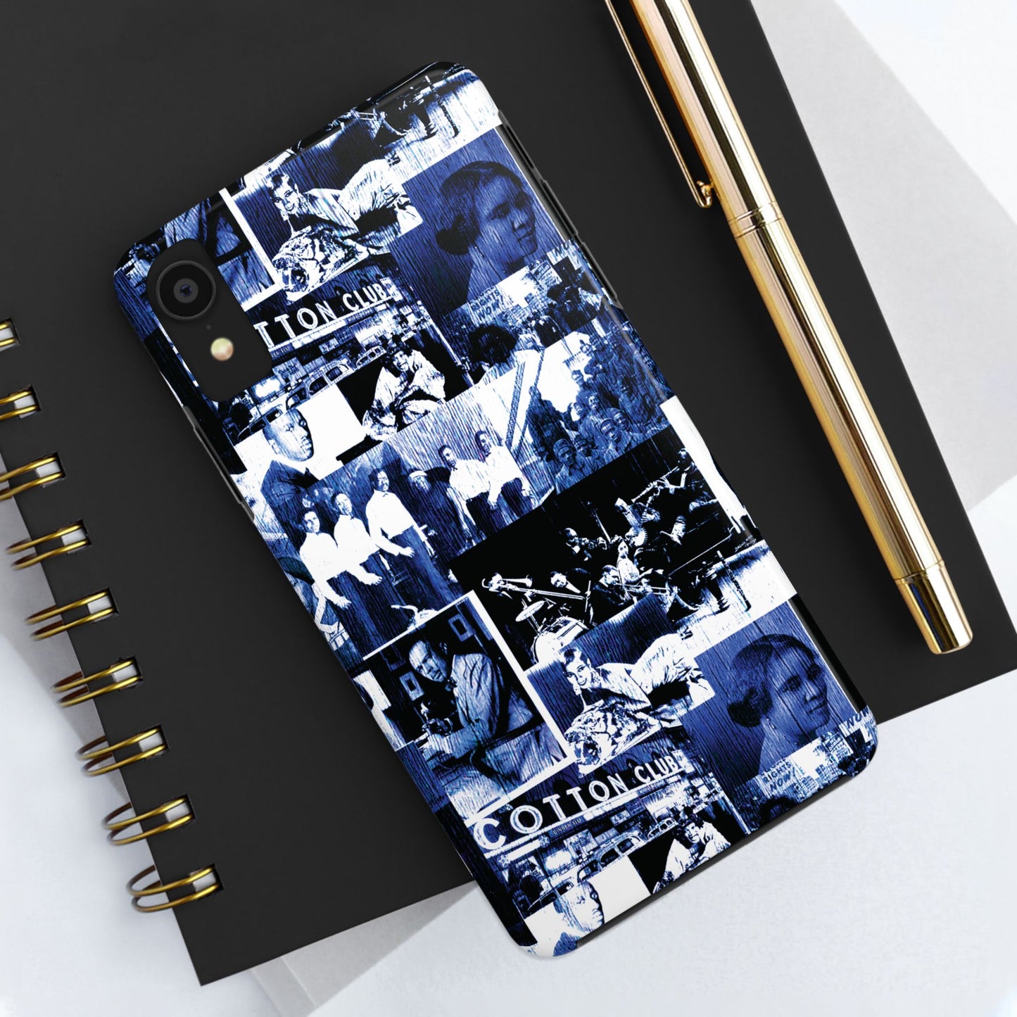 Black History 1920's Greatness (Blue) (Black Version) iIPhone Case