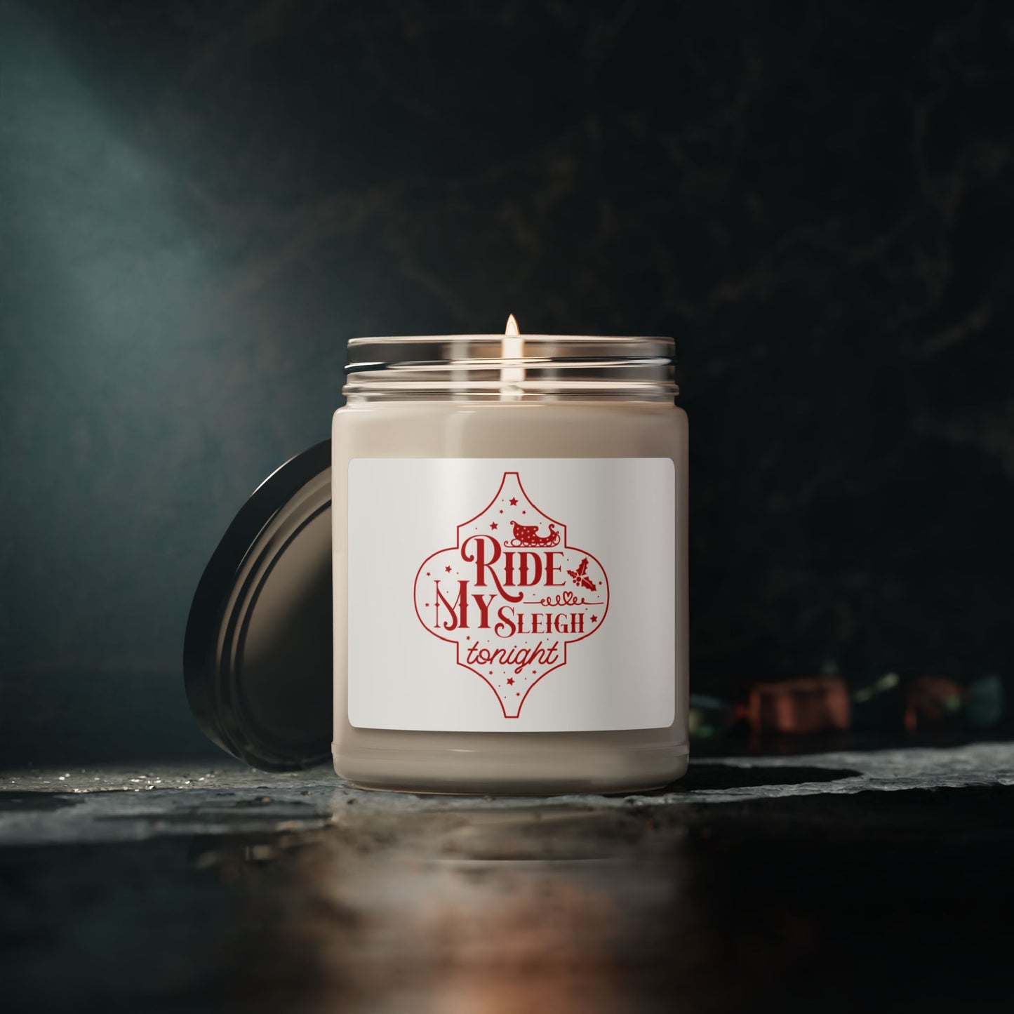 Ride My Sleigh Tonight (Version 1)| Candle | (White Label) | 9 Oz