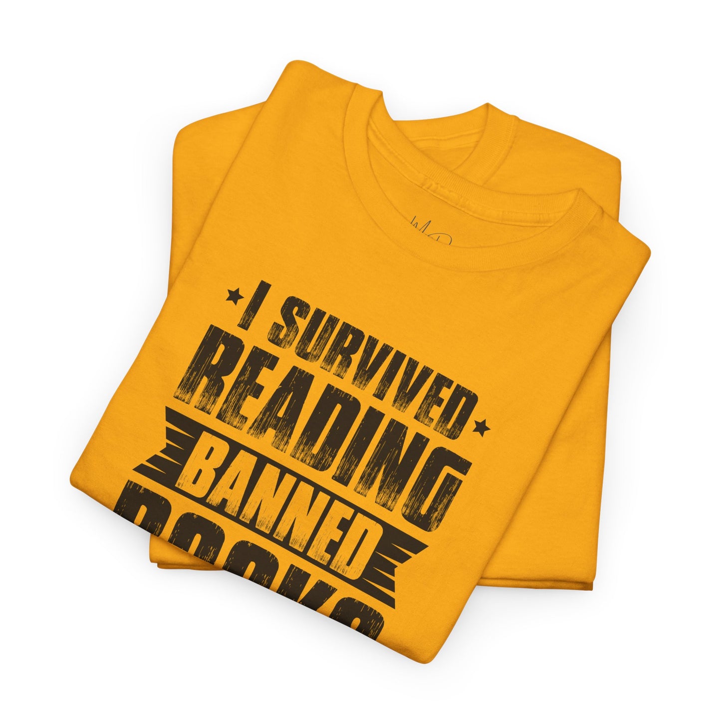 I Survived Reading Banned Books |T-Shirt| Black