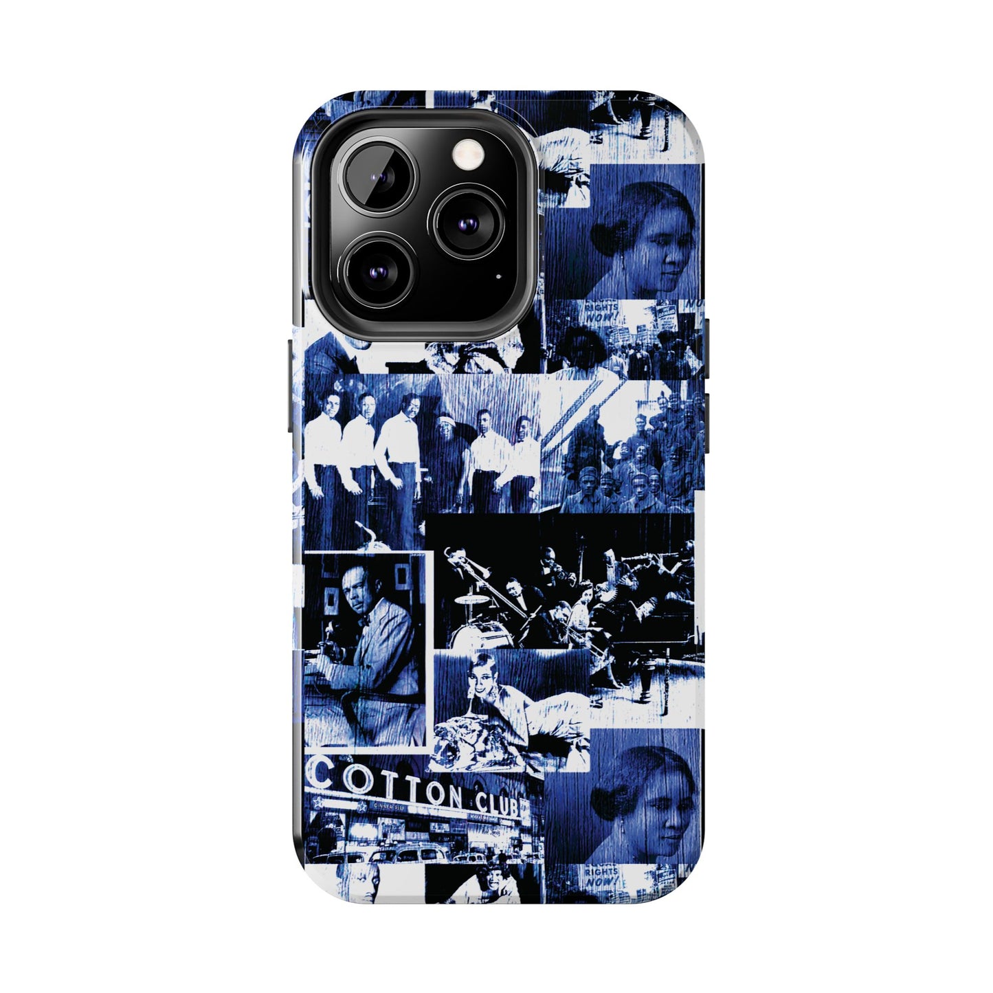 Black History 1920's Greatness (Blue) (Black Version) iIPhone Case
