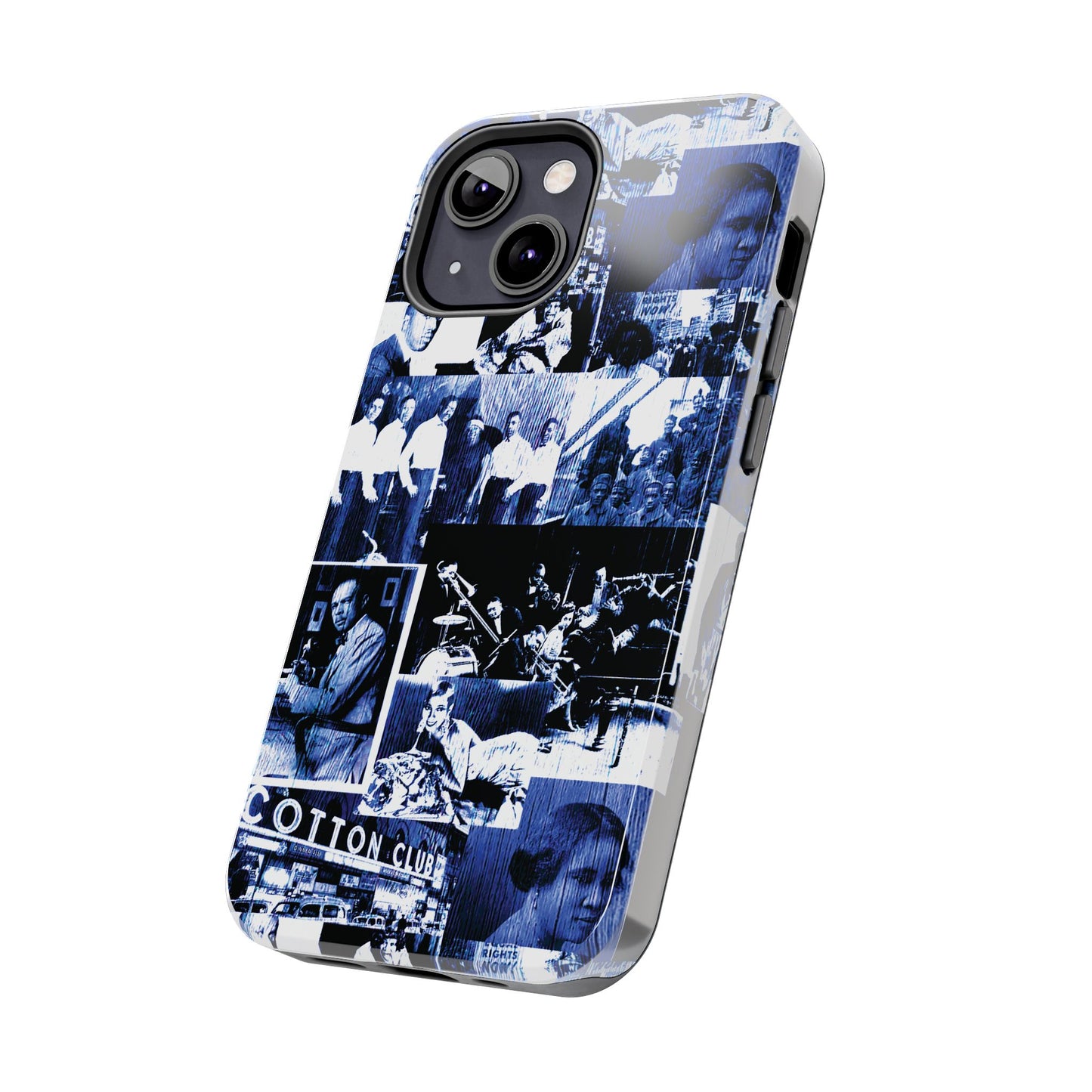 Black History 1920's Greatness (Blue) (Black Version) iIPhone Case