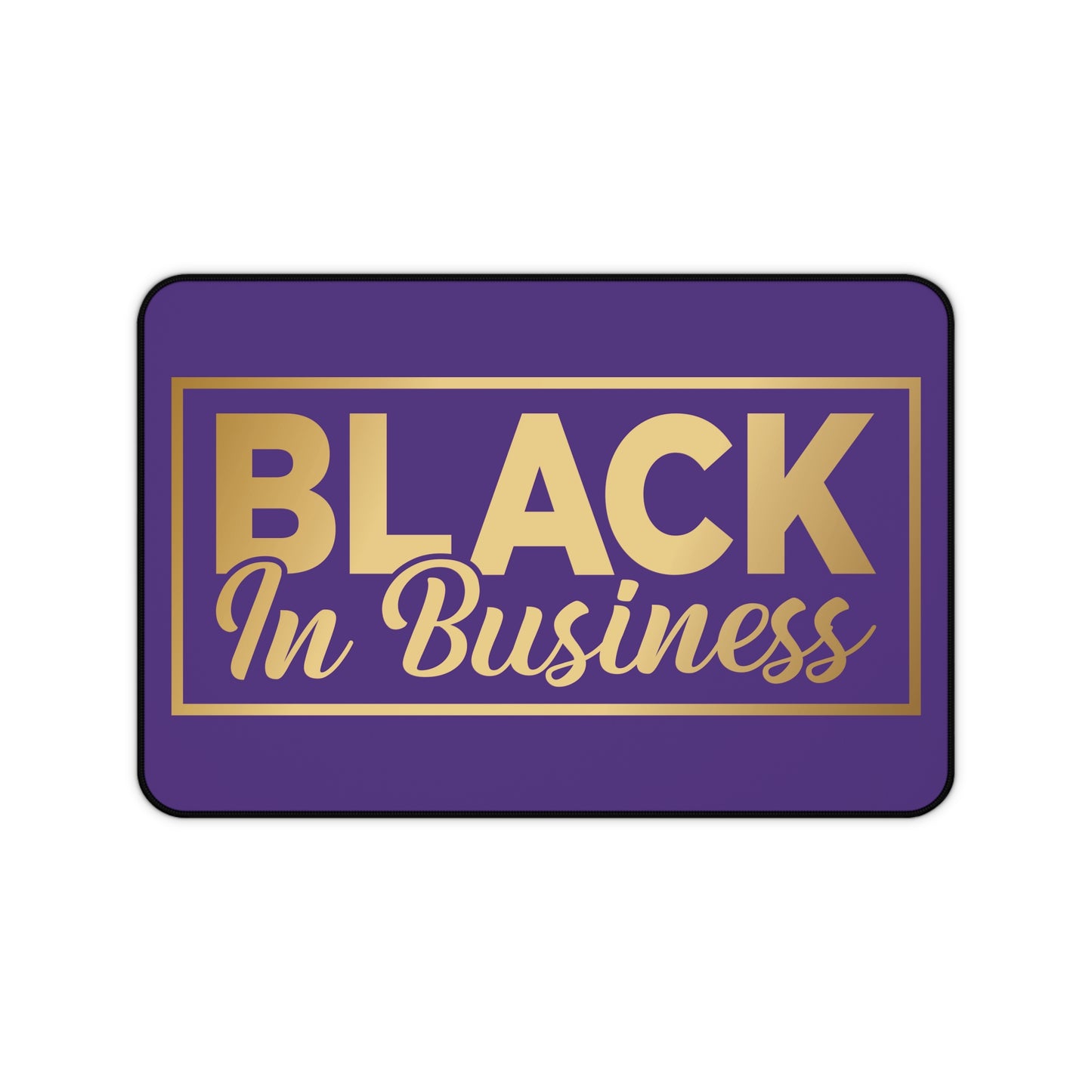 BLACK In Business | Desk Mat | Purple