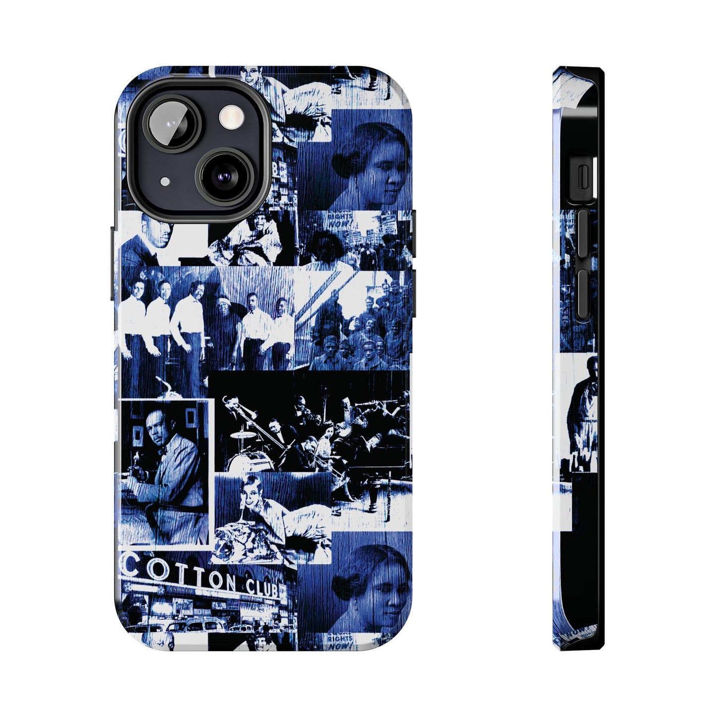 Black History 1920's Greatness (Blue) (Black Version) iIPhone Case