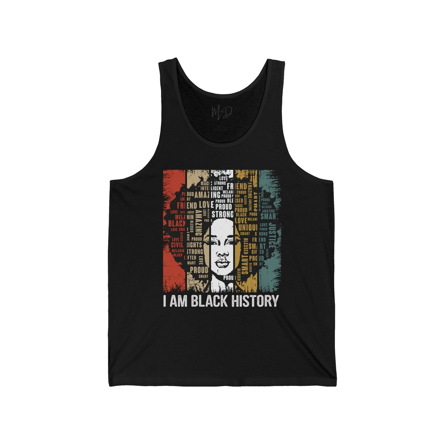 I Am Black History T-Shirt. Tank Top Unisex