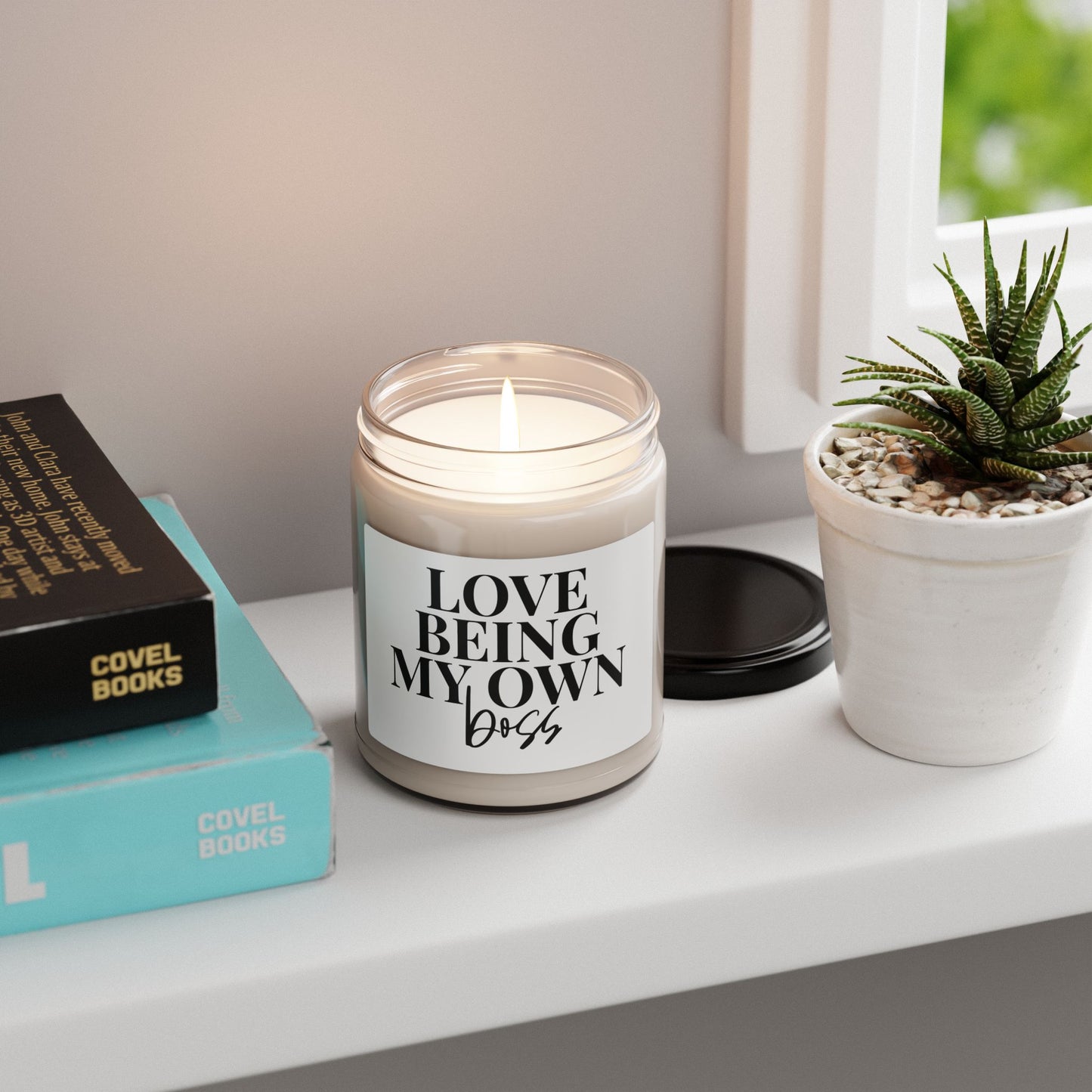 Love Being My Own Boss| Candle | White Label |9 Oz