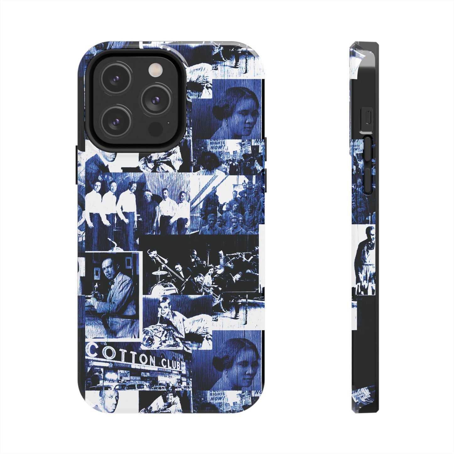 Black History 1920's Greatness (Blue) (Black Version) iIPhone Case