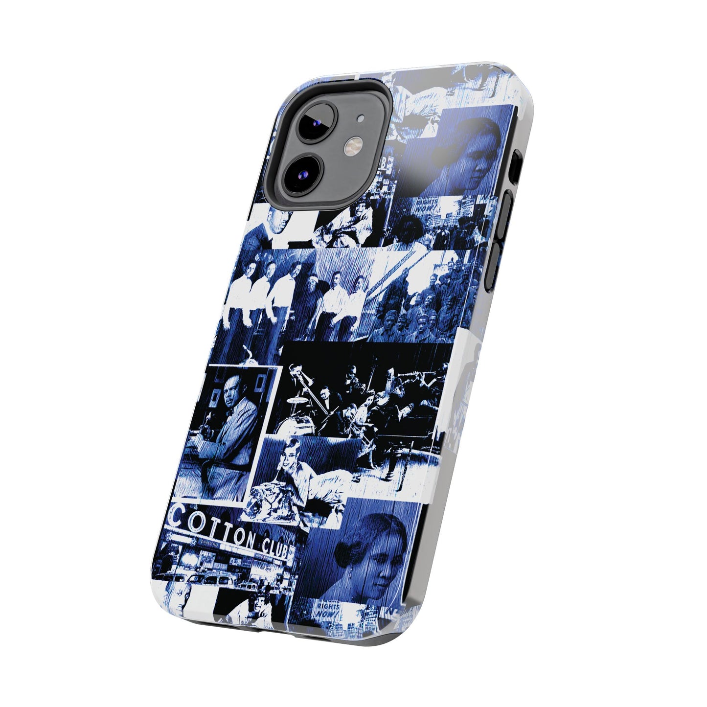Black History 1920's Greatness (Blue) (Black Version) iIPhone Case