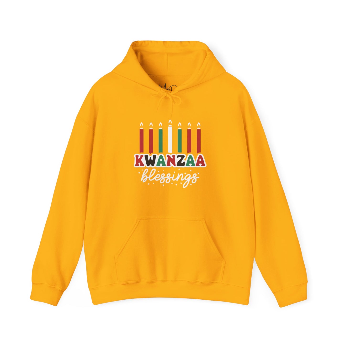 Kwanza Blessings | Version 1|Hooded Sweatshirt