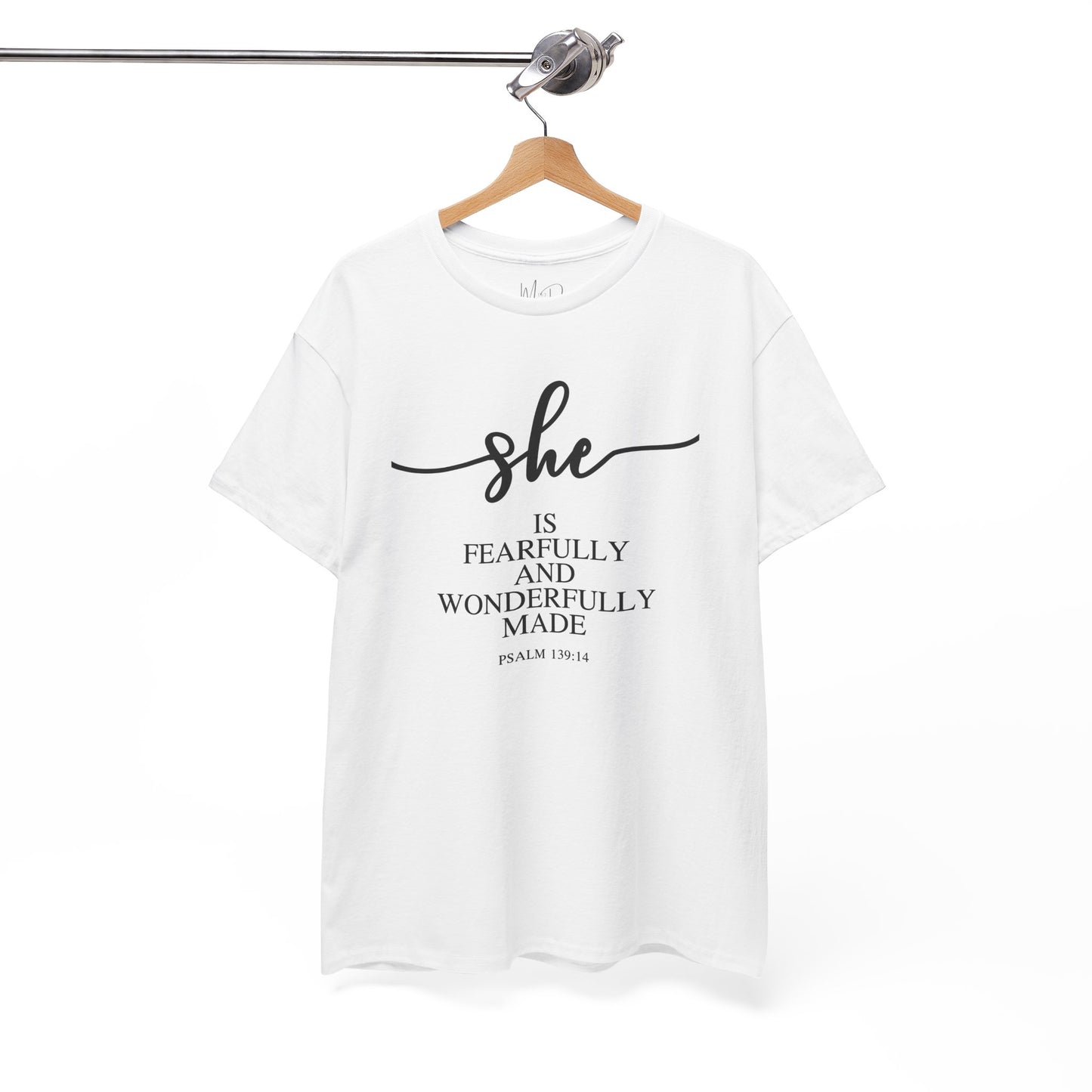 She Is (Version 2) | T-Shirt |Psalms 139.14