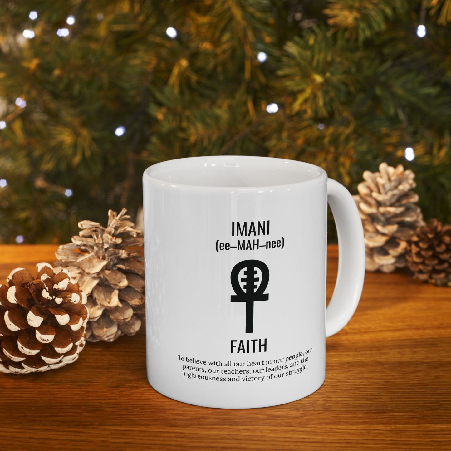 Imani (Day 7) Faith | 11oz Mug| White |