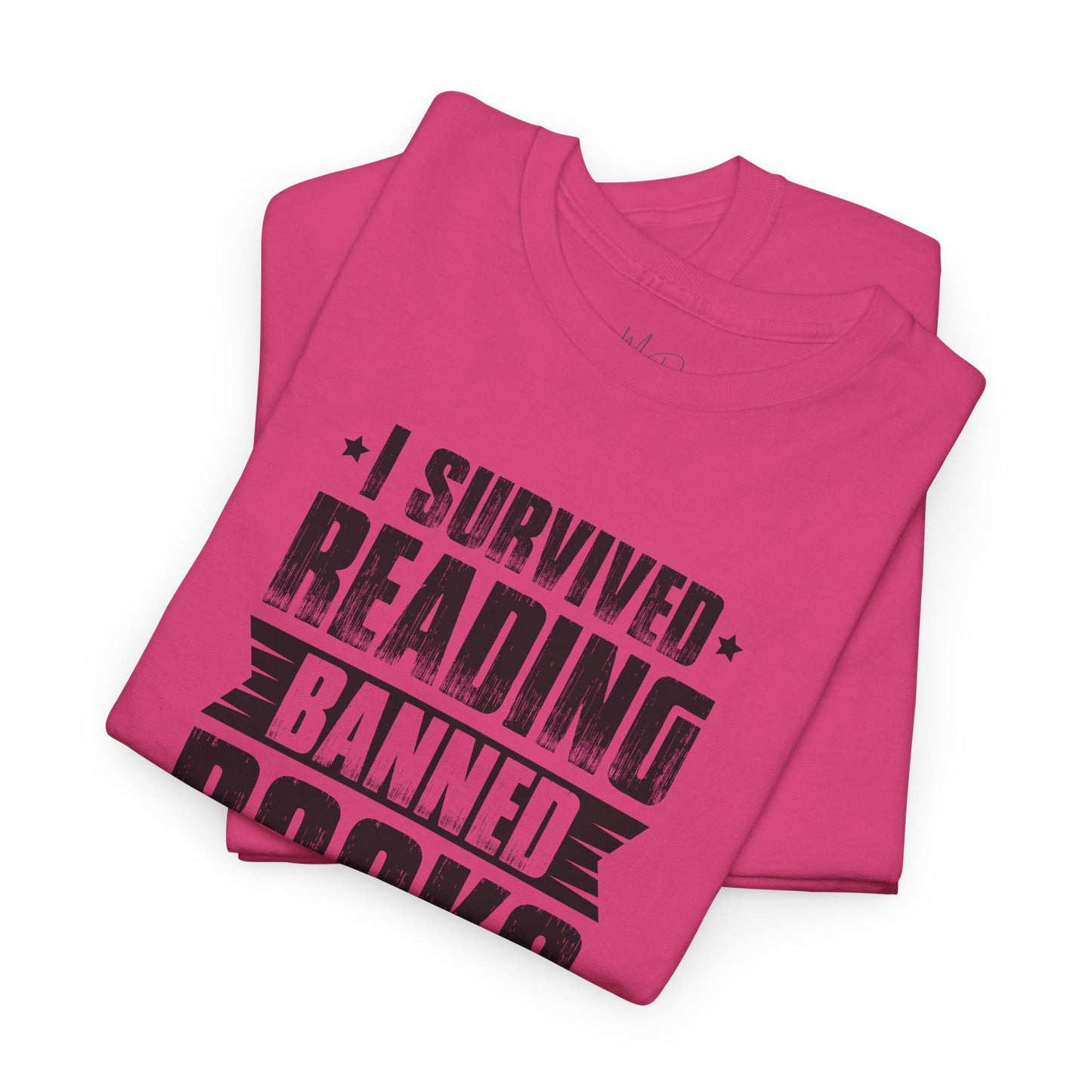 I Survived Reading Banned Books |T-Shirt| Black